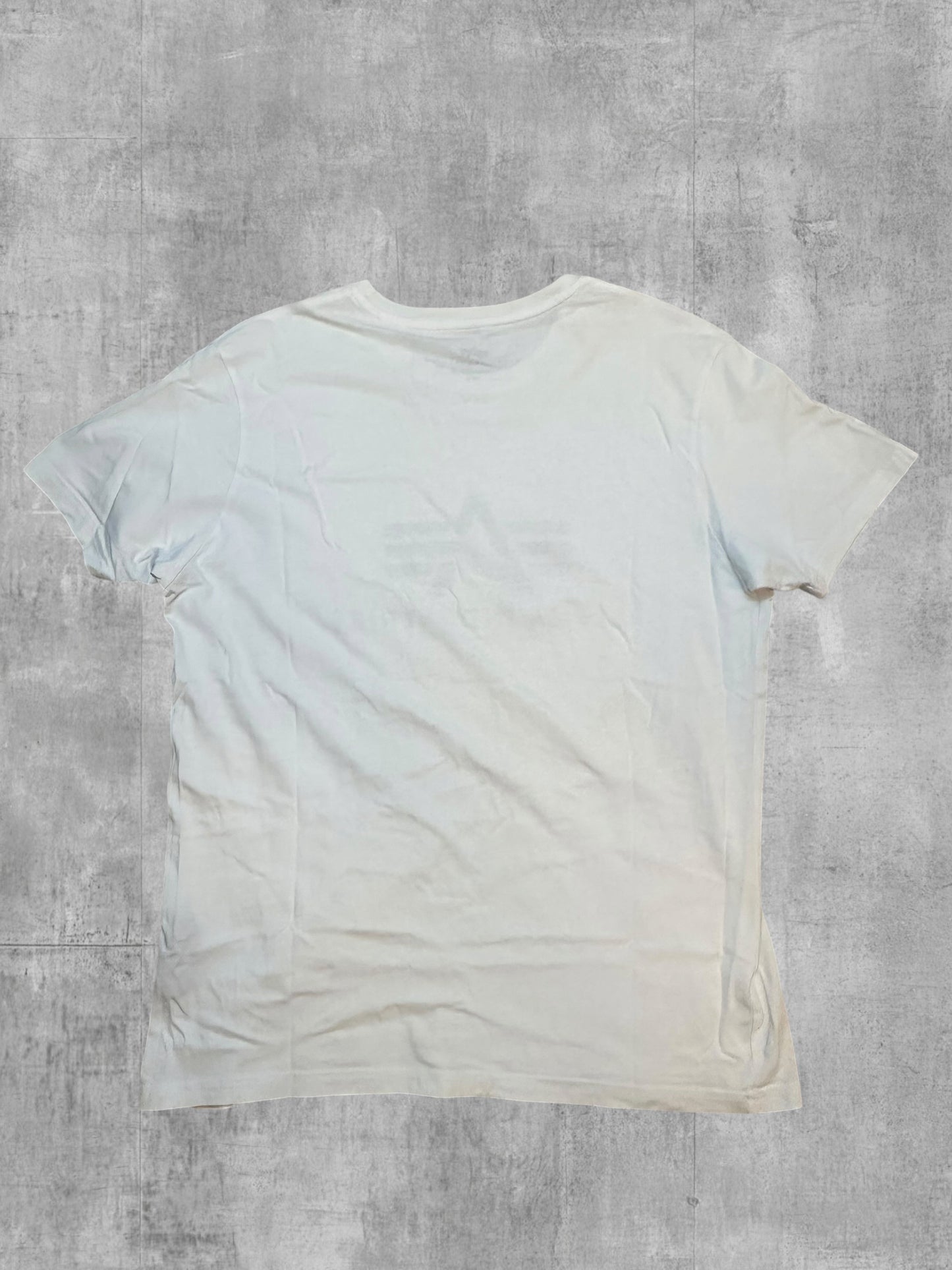 Alpha Industries T-Shirt Weiß Schwarz M