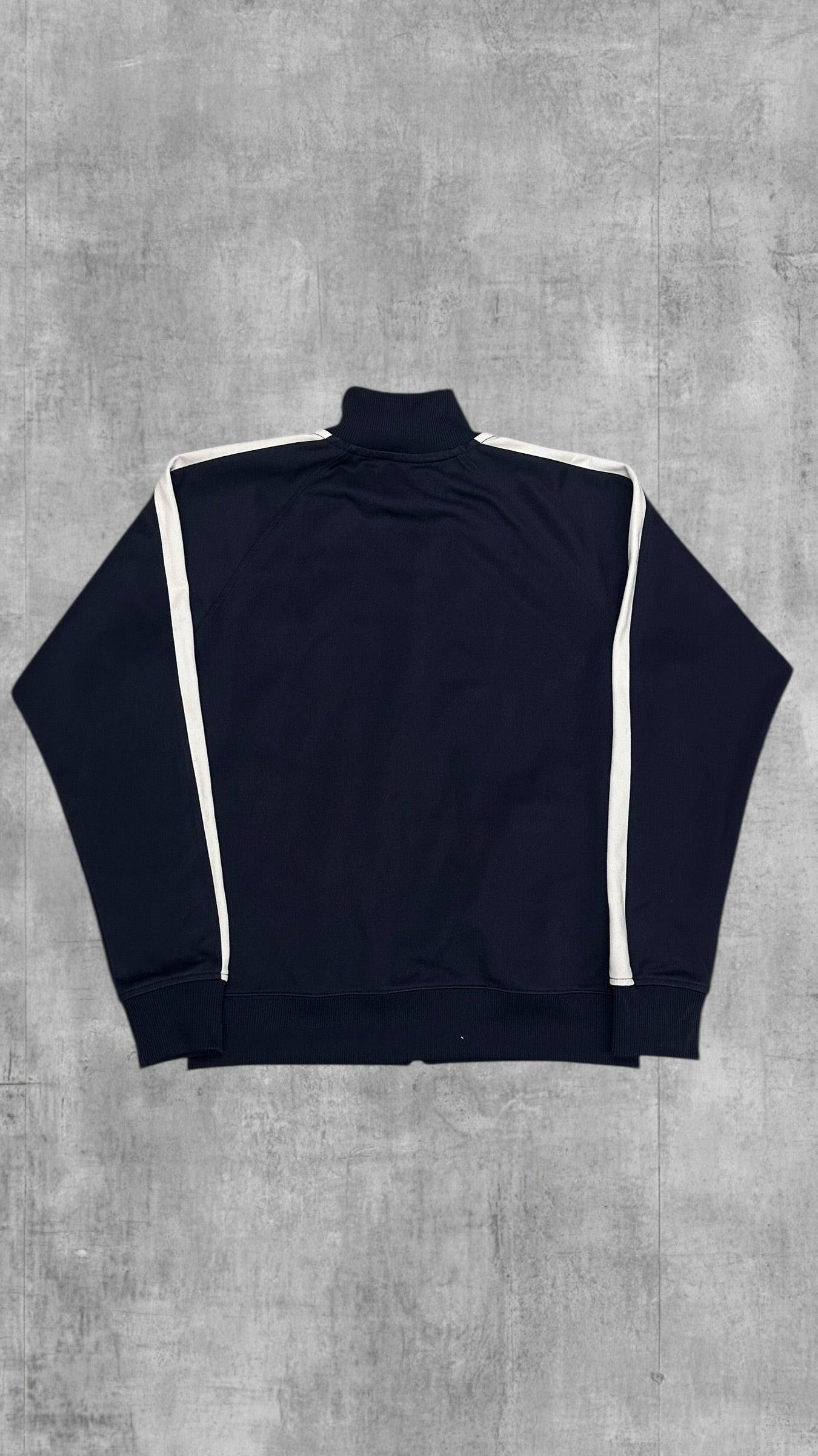 Vintage Fred Perry Trainingsjacke Taped Zip Jacke Navy Blau S