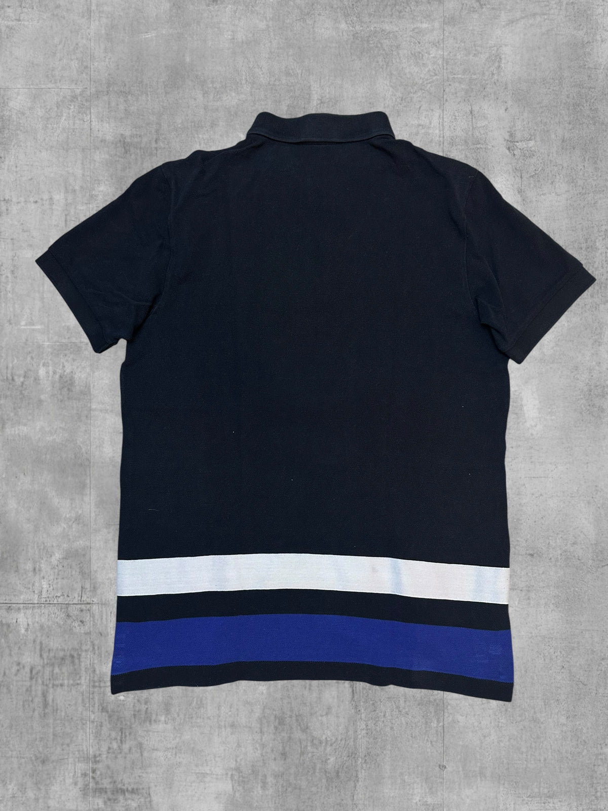 Fred Perry Polo Shirt Schwarz Blau Weiß M