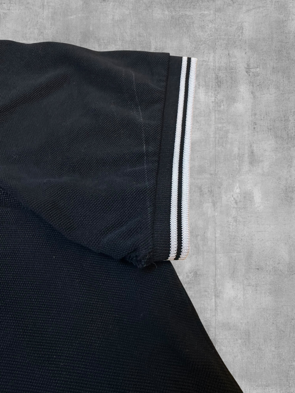 Fred Perry Polo Shirt Schwarz Weiß XXL