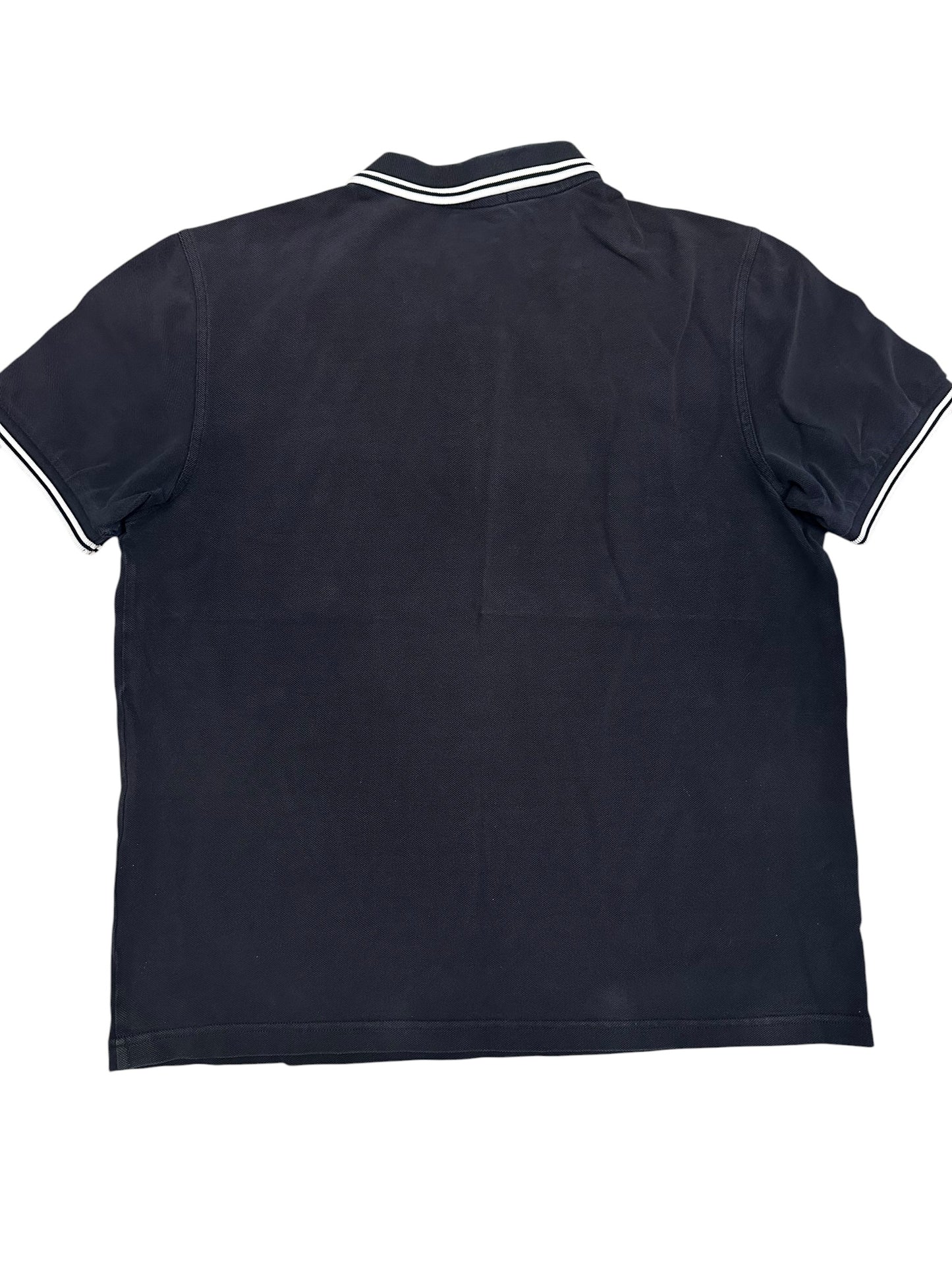 Fred Perry Polo Shirt Schwarz Weiß L