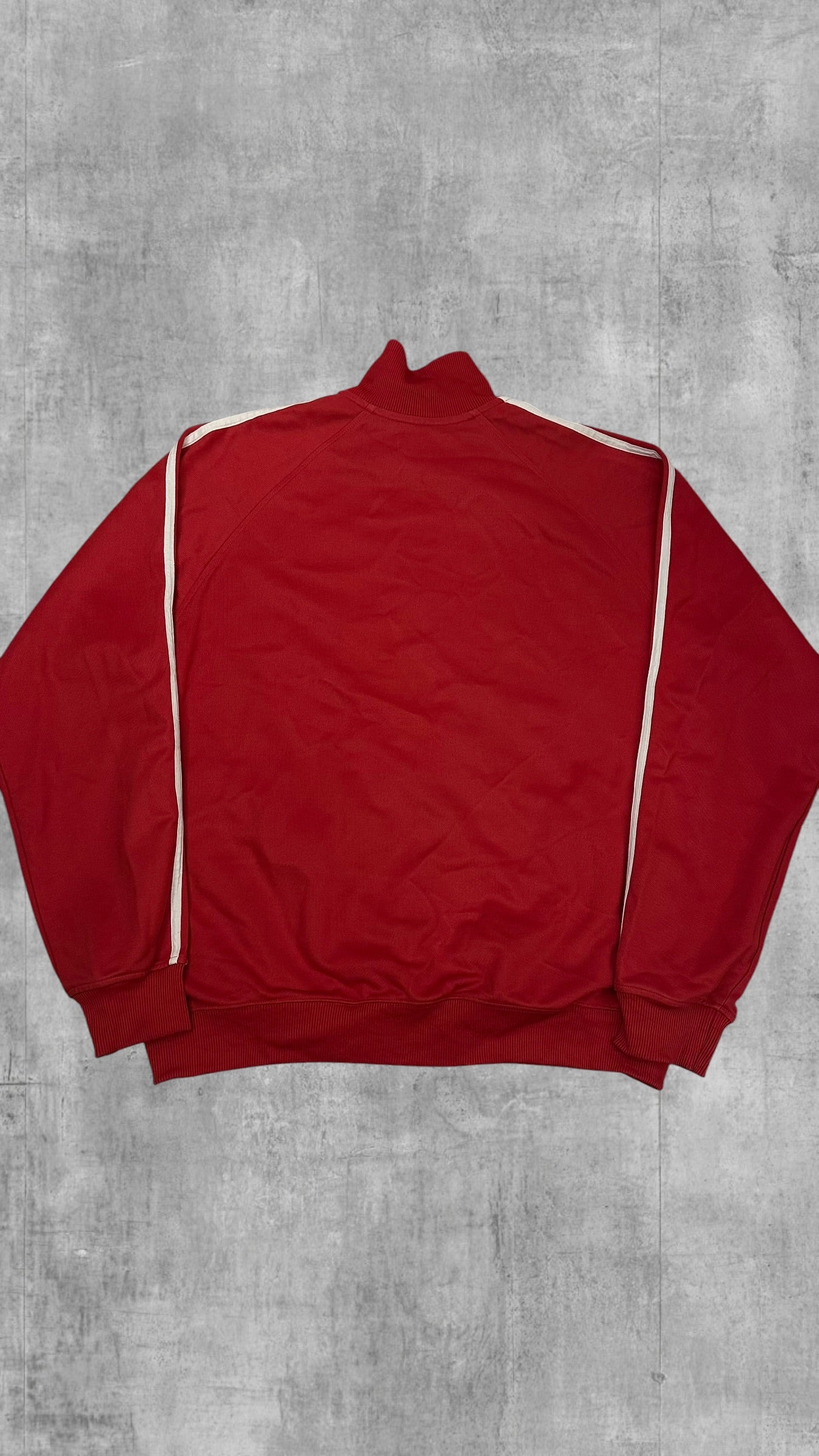 Fred Perry Vintage Trainingsjacke Taped Rot Weiß L