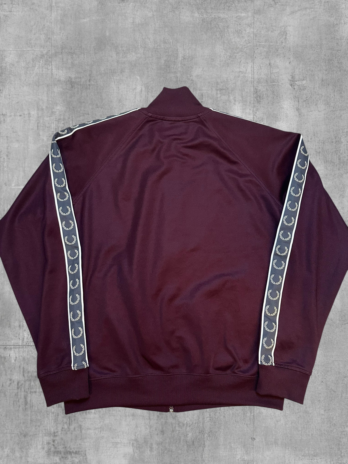 Fred Perry Trainingsjacke Taped Weinrot L