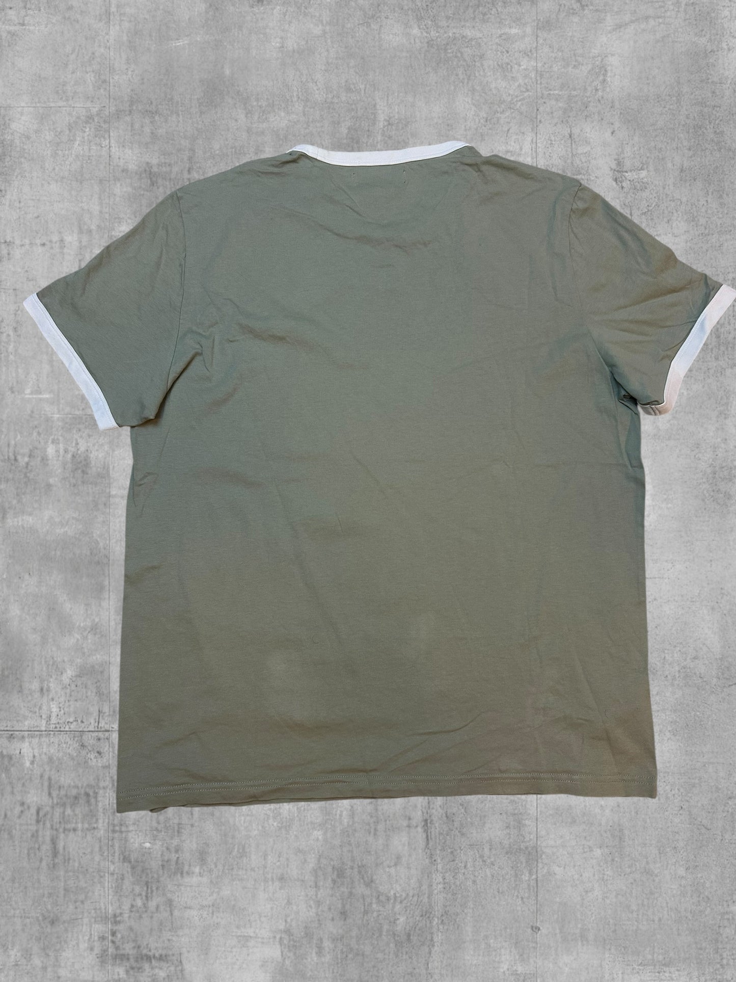Fred Perry T-shirt Graugrün Weiß L