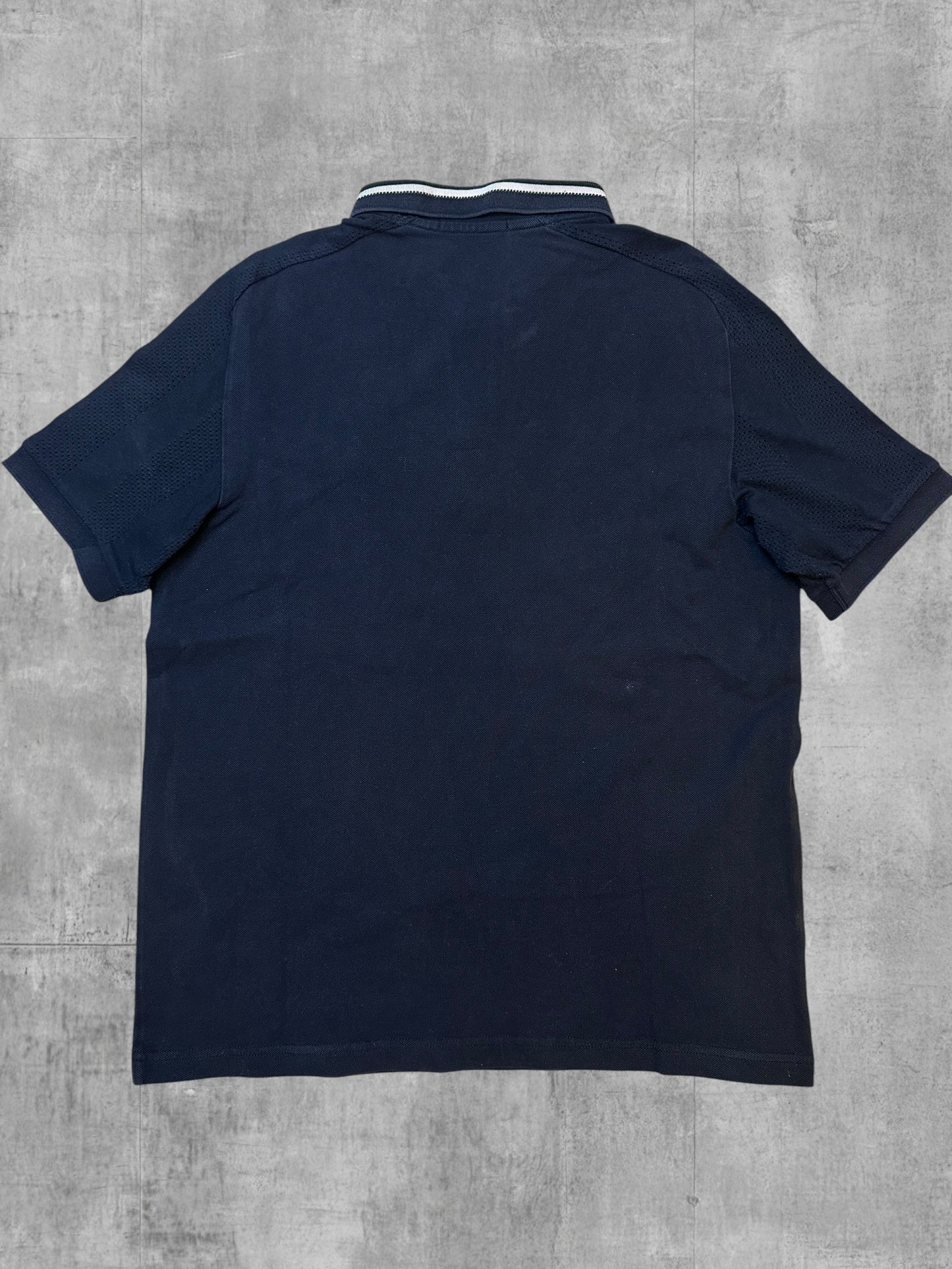 Fred Perry Polo Shirt Schwarzblau Weiß M