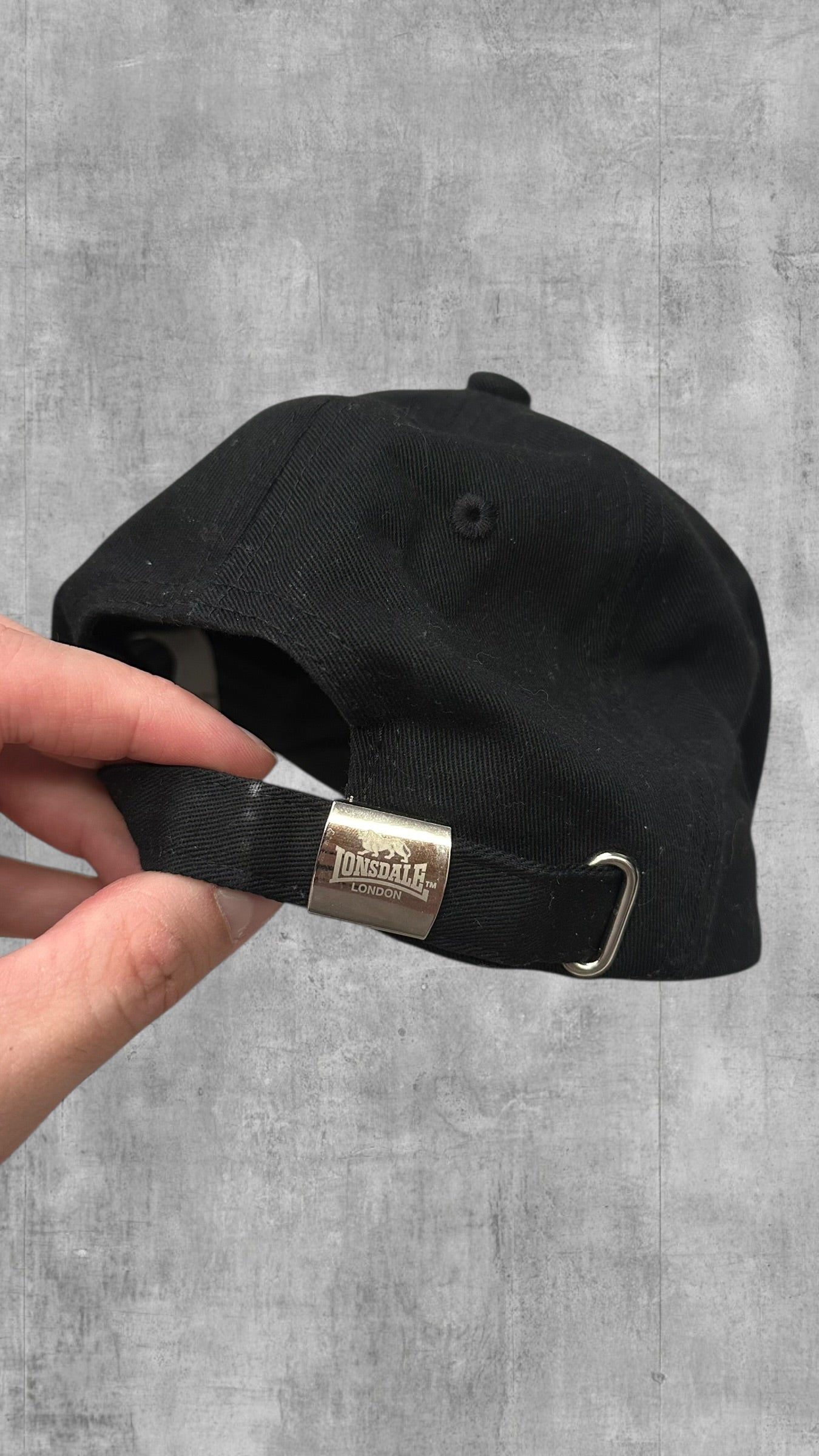 Lonsdale London Cap Mütze Schwarz