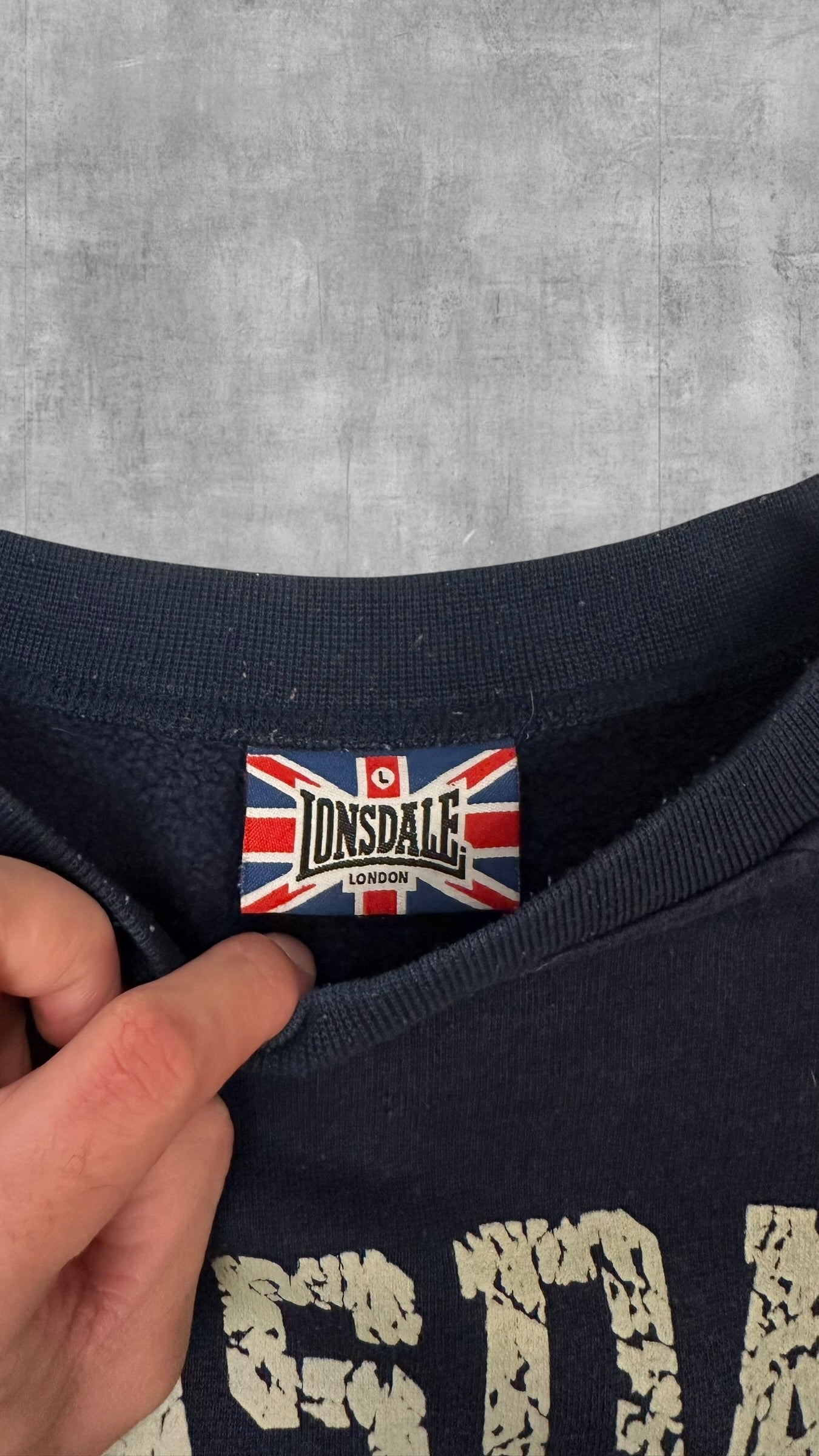 Lonsdale London Sweatshirt Navy Blau L