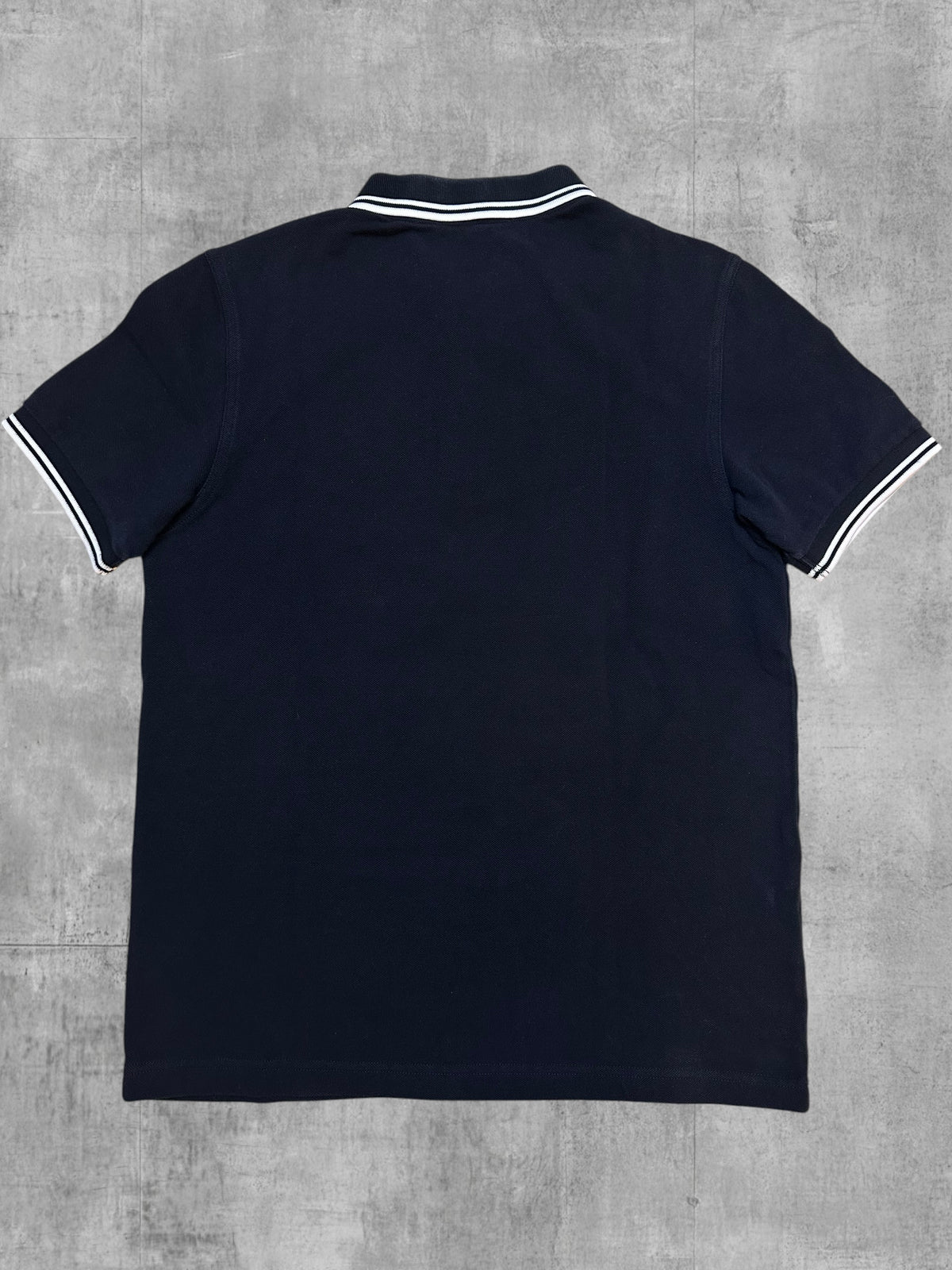Fred Perry Polo Shirt Schwarz Weiß M