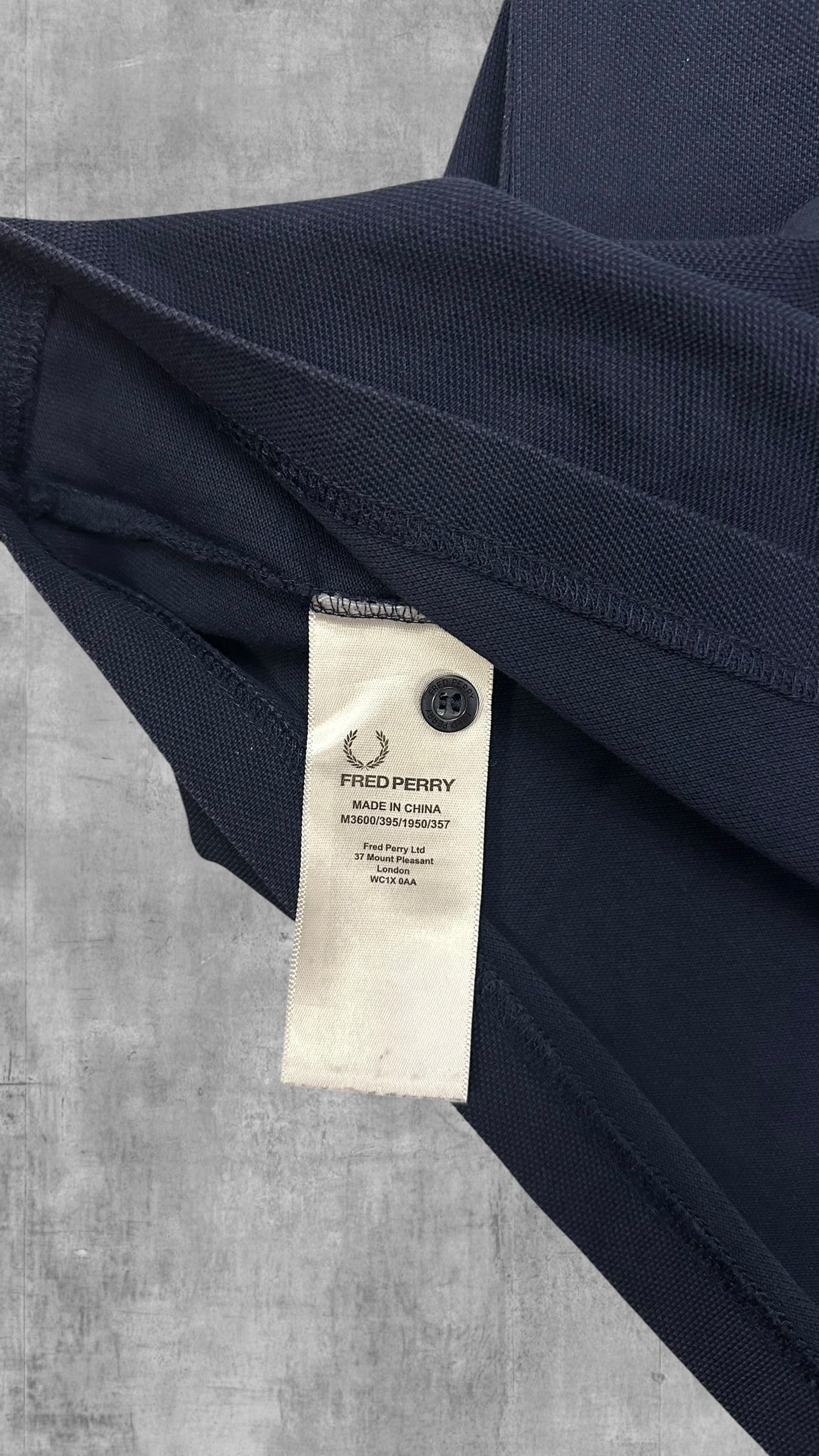 Fred Perry Polo Shirt Navy Blau M