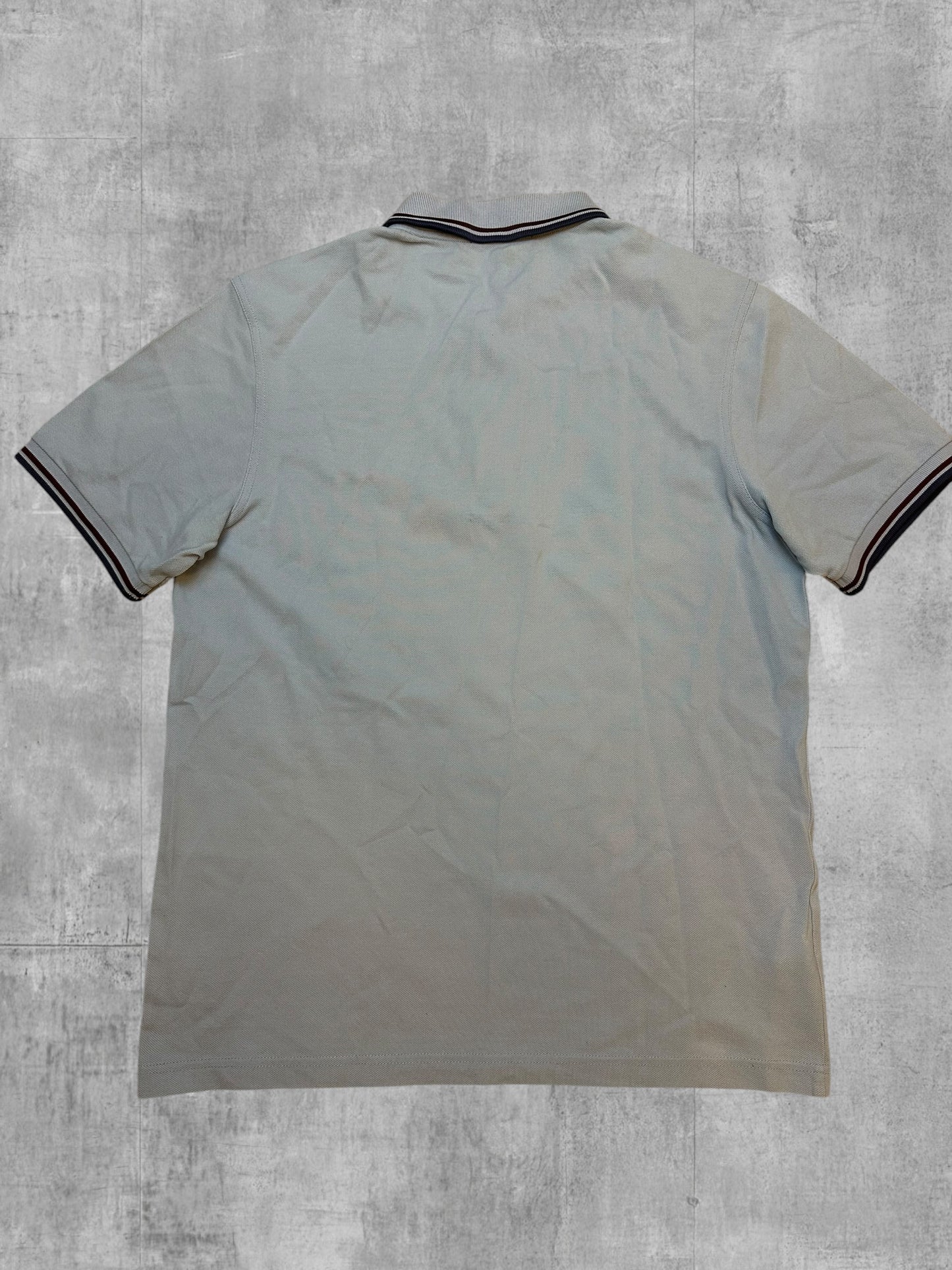 Fred Perry Polo Shirt Türkis Schwarz M