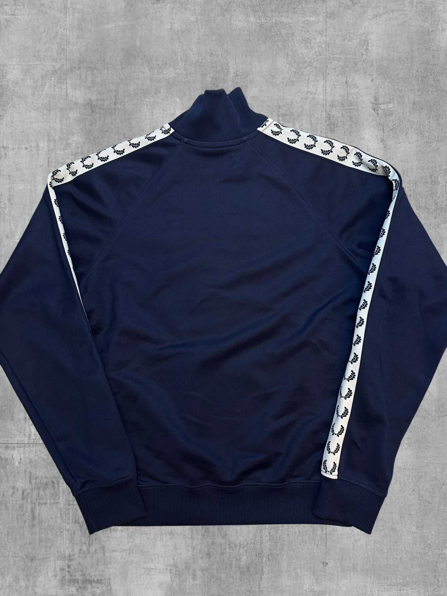 Fred Perry Vintage Trainingsjacke Taped Navy Blau S