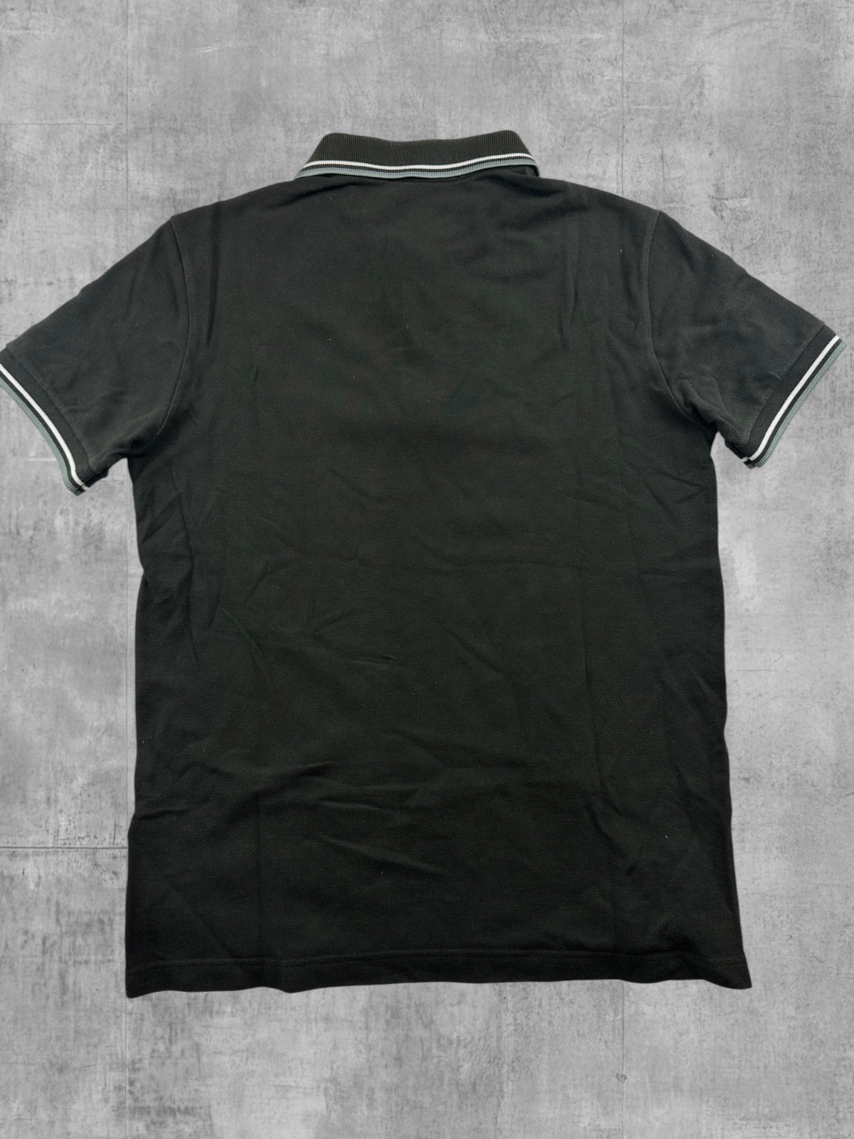 Fred Perry Polo Shirt Khaki Weiß XS - S