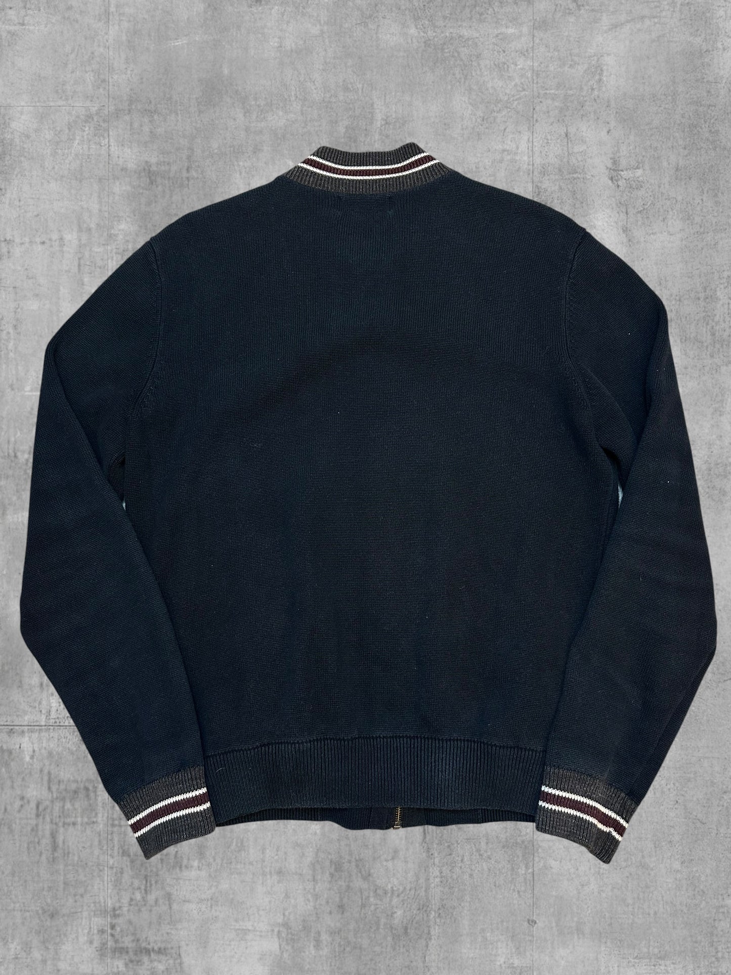 Fred Perry Strickjacke Navy Blau M