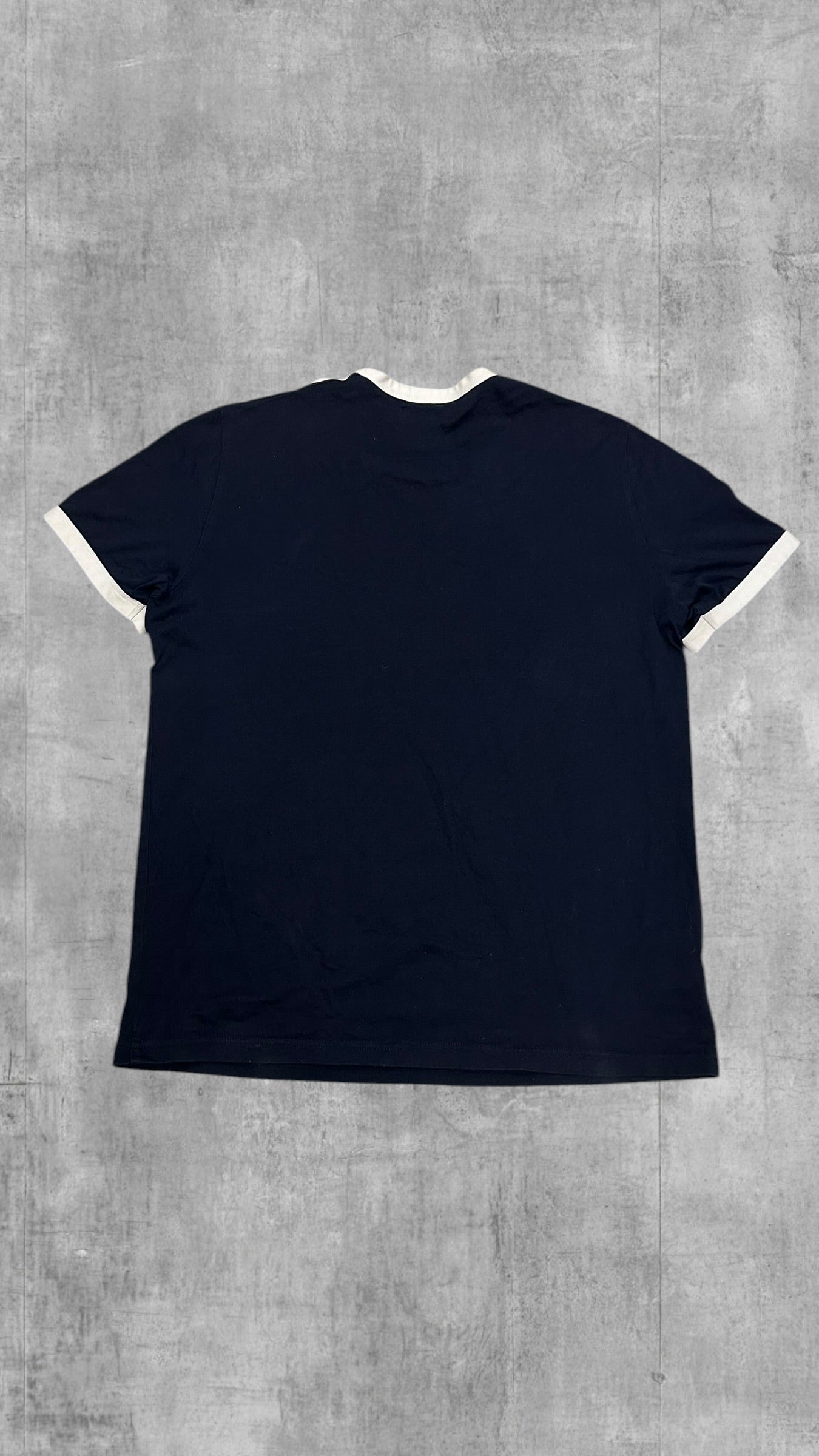 Fred Perry T-shirt taped Navy Blau Weiß M