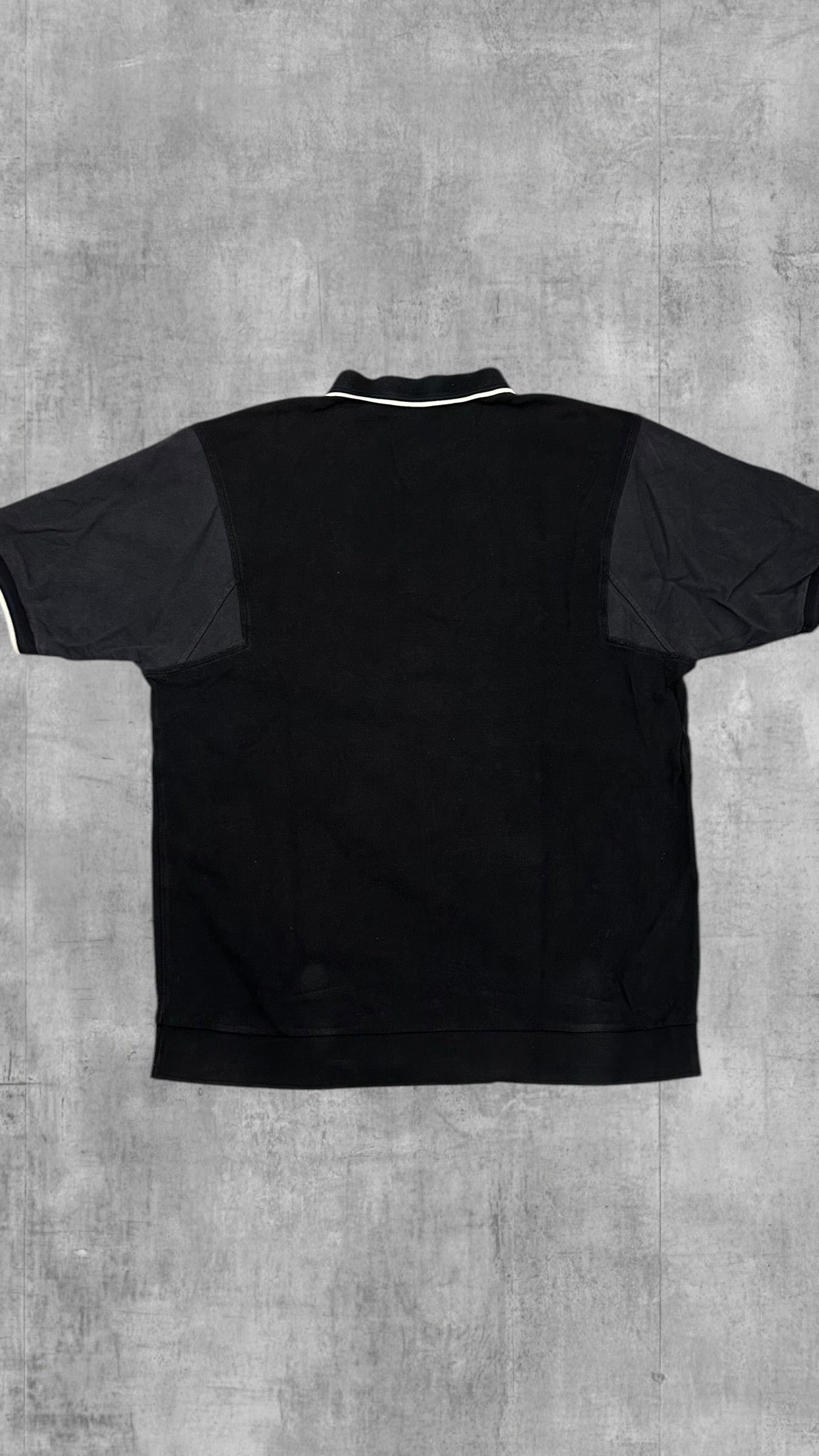 Fred Perry Vintage Polo Shirt Schwarz Weiß L