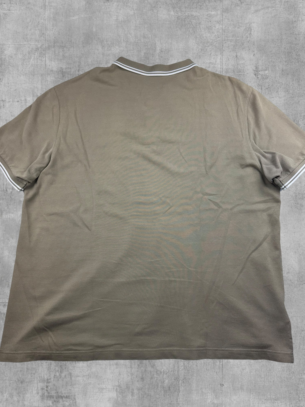 Fred Perry Polo Shirt Beige Weiß 3XL