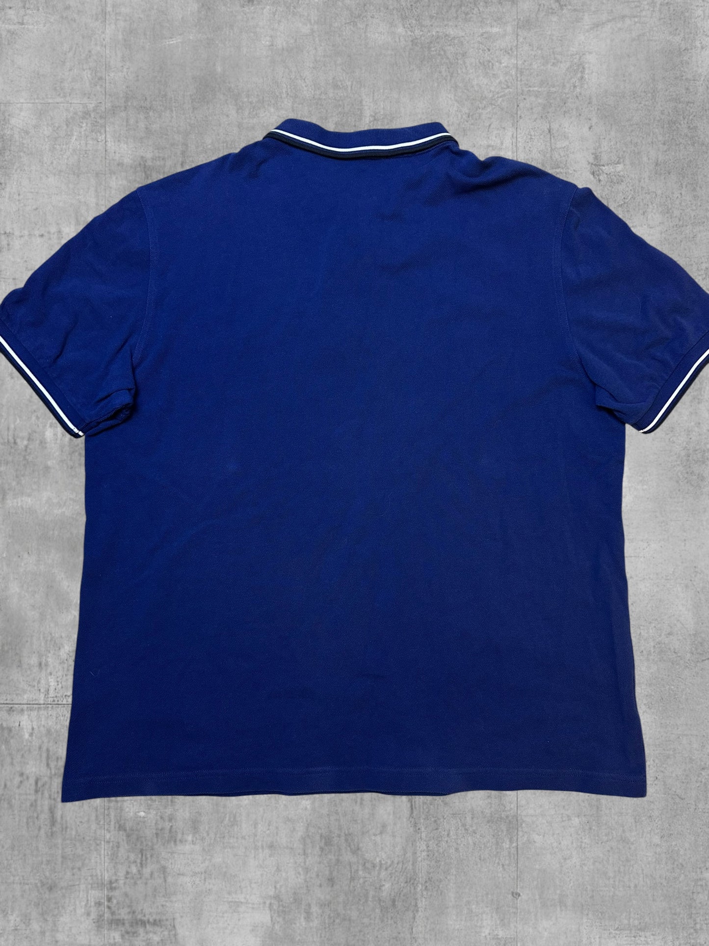 Fred Perry Polo Shirt Blau Schwarz Weiß XXL