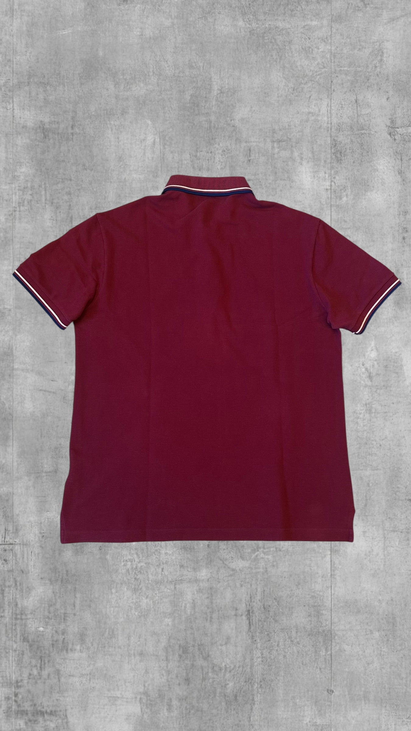 Fred Perry Polo Shirt Weinrot M