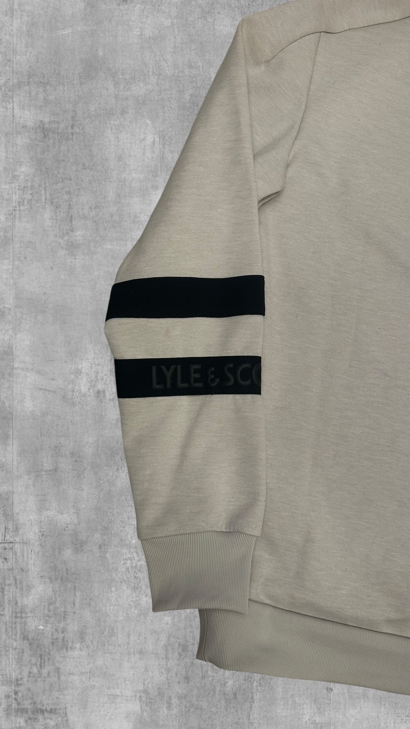 Lyle & Scott Sweatshirt Creme Weiß L
