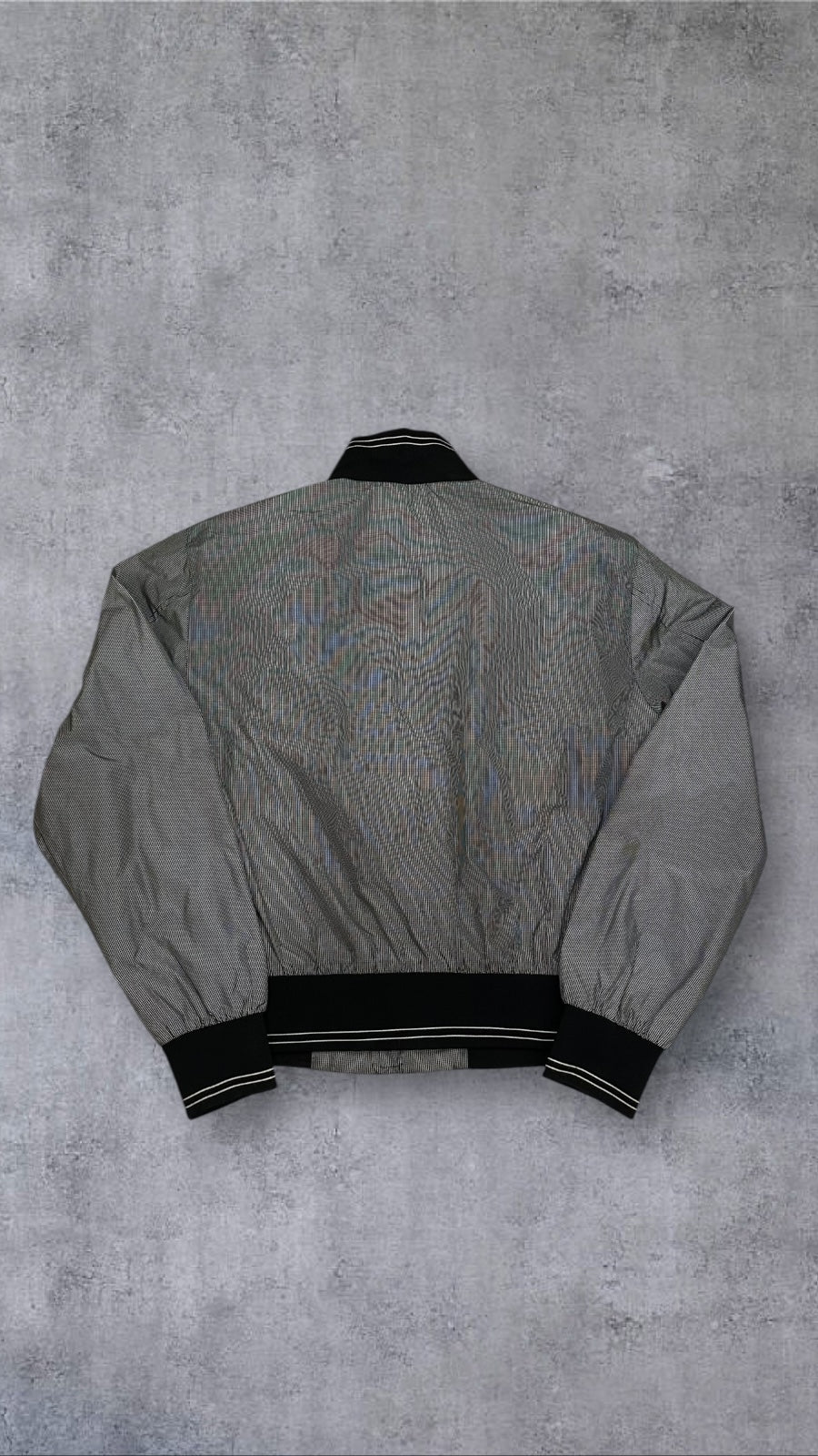 Fred Perry Bomberjacke Silber Grau Damen XL