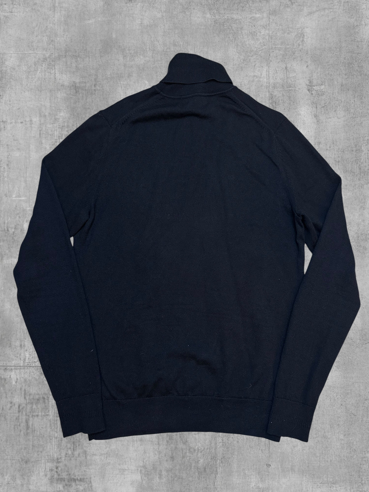 Fred Perry Rollkragenpullover Schwarz Gold S