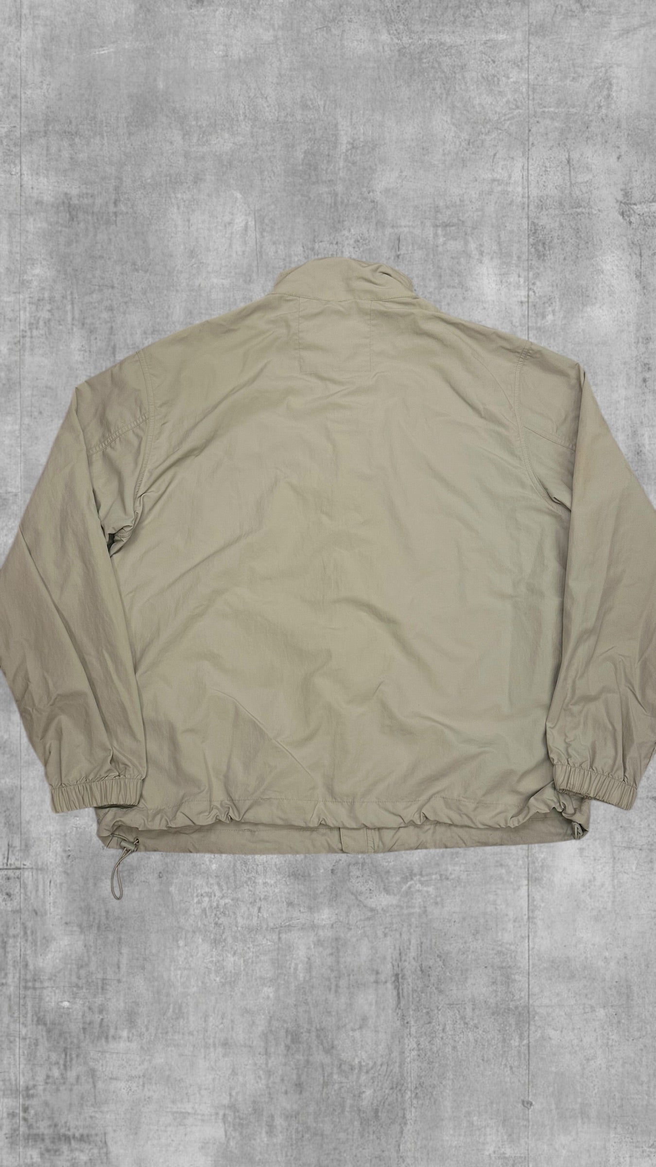 Fred Perry Windbreaker Zip Jacke Beige Creme Weiß XL