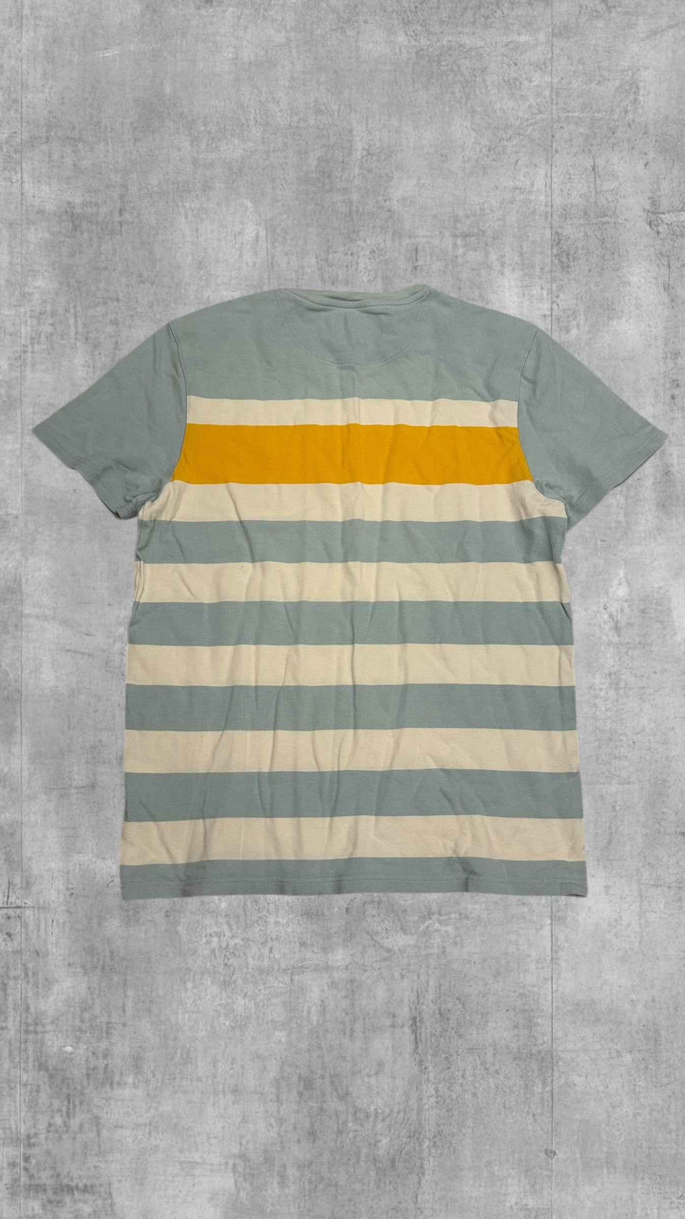 Lyle & Scott T-shirt Hellblau Gelb Weiß XL