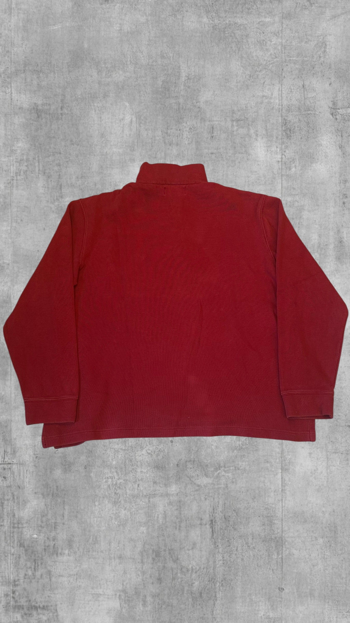 Ralph Lauren Half Zip Rollkragenpullover rot L
