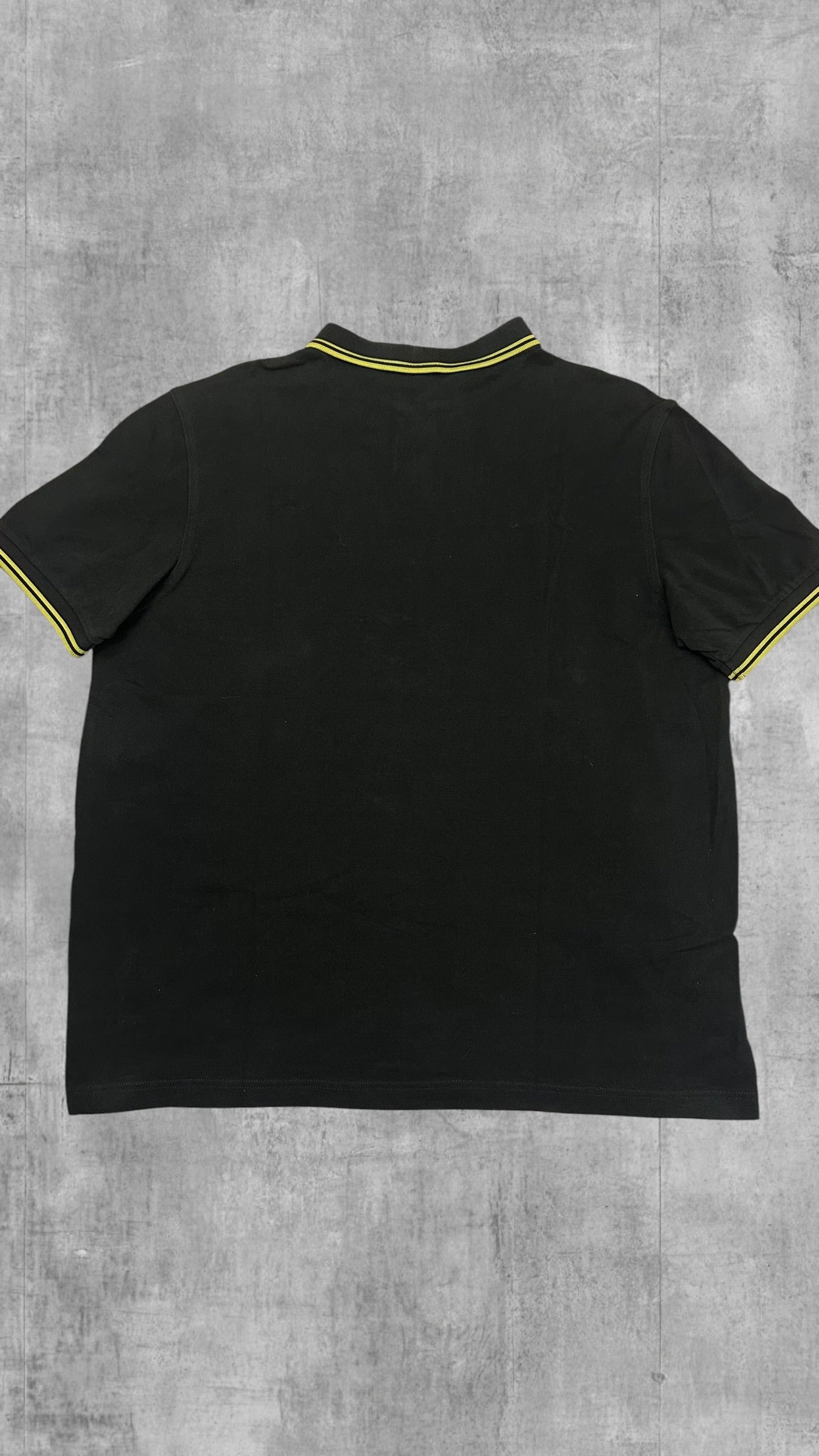 Fred Perry Polo Shirt Schwarzgrün XXL