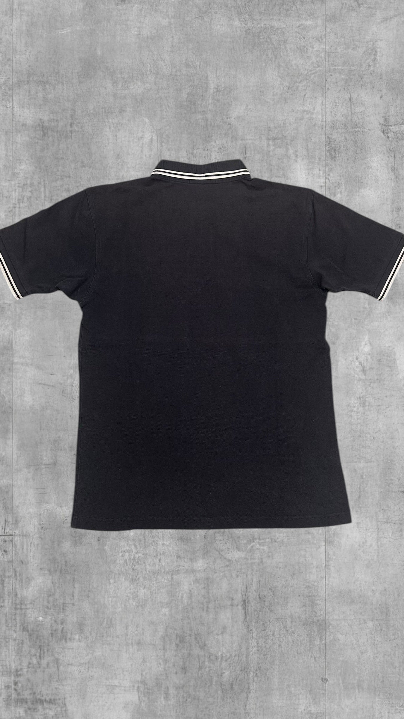 Fred Perry Polo Shirt Dunkelgrau Weiß M