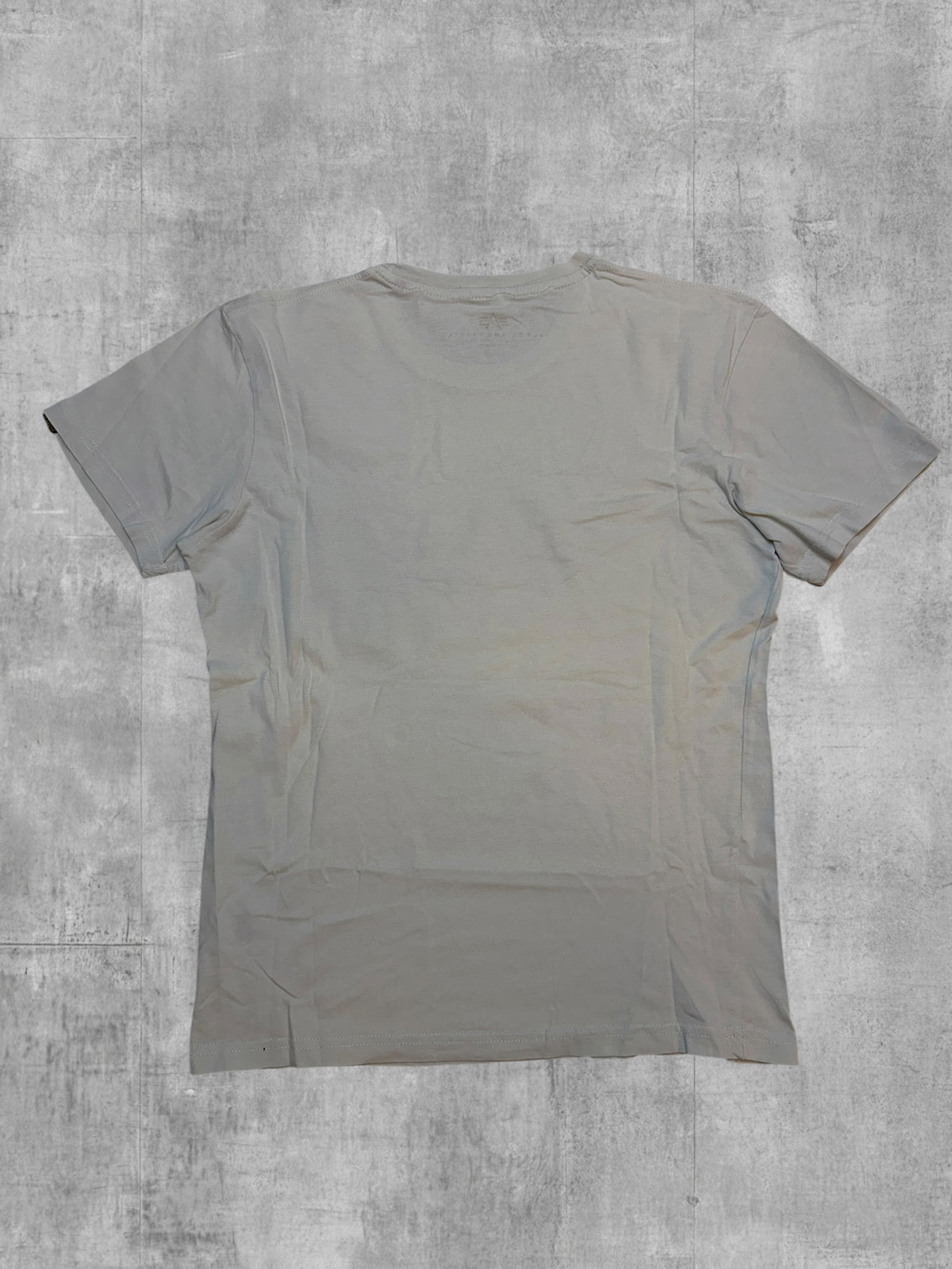 Alpha Industries T-Shirt Weiß Gold XS