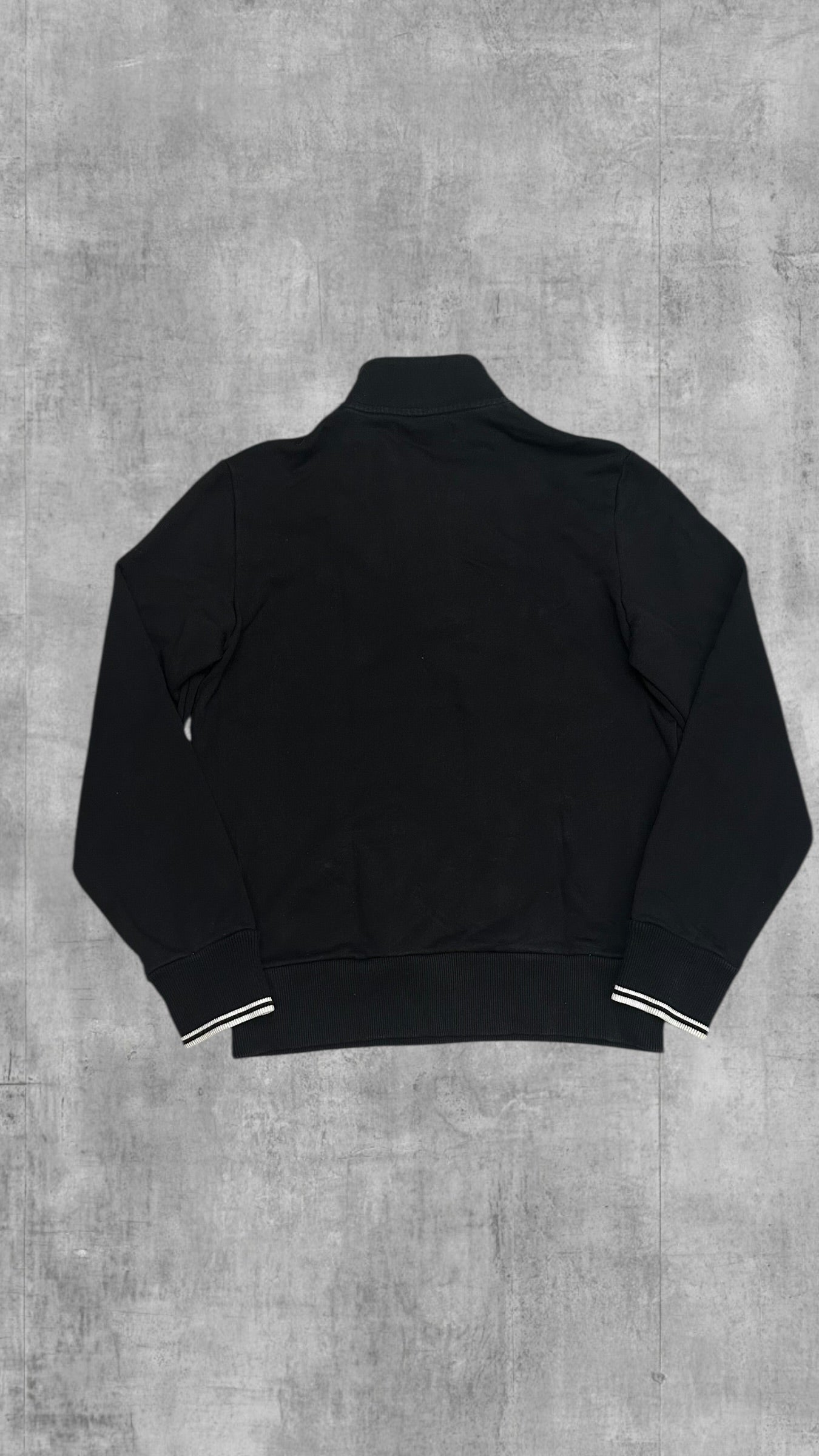 Fred Perry Half zip Pullover Sweatshirt Schwarz S