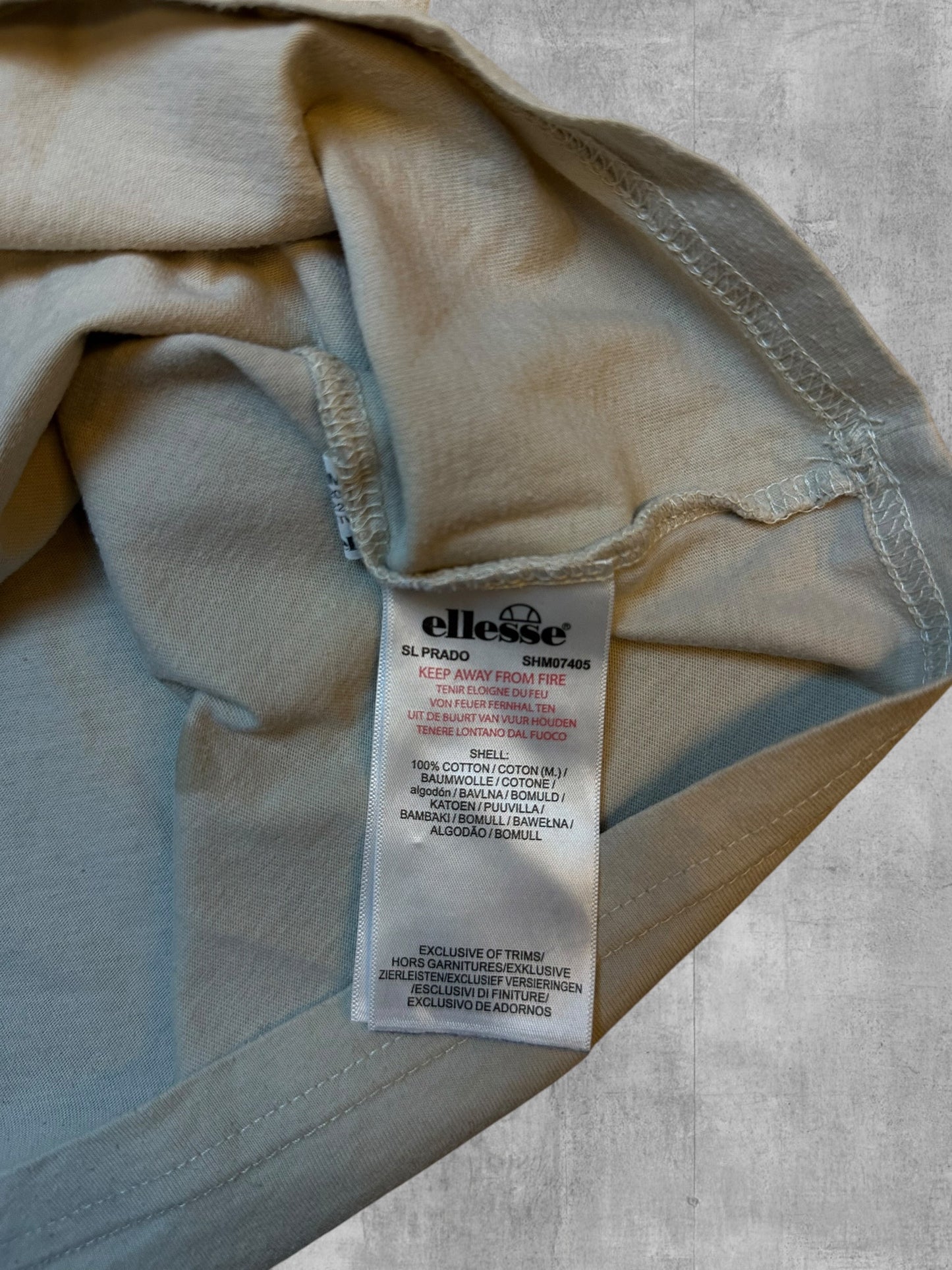 Ellesse T-shirt Beige XL
