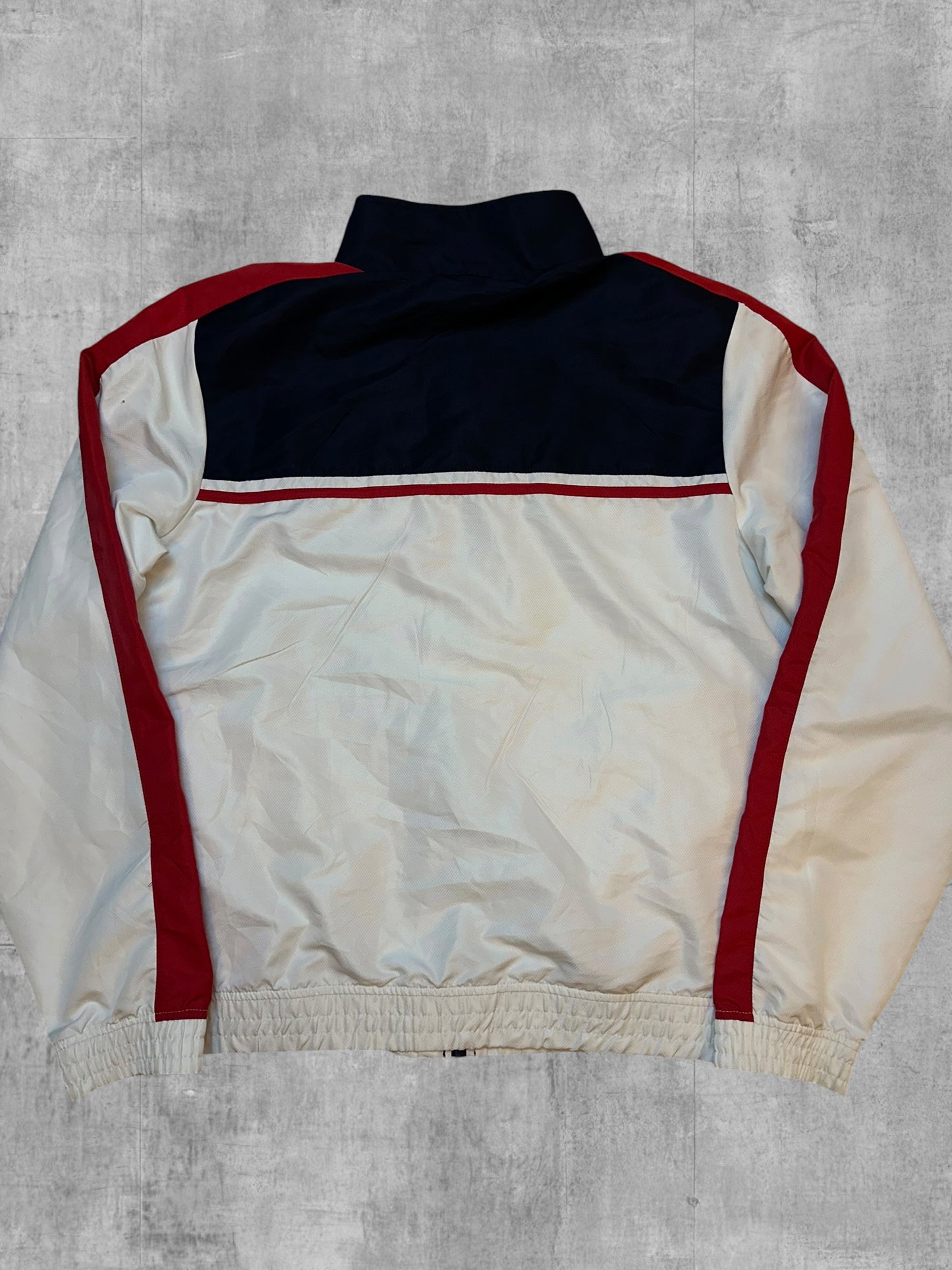 Sergio Tacchini Trainingsjacke Weiß Navy Blau L