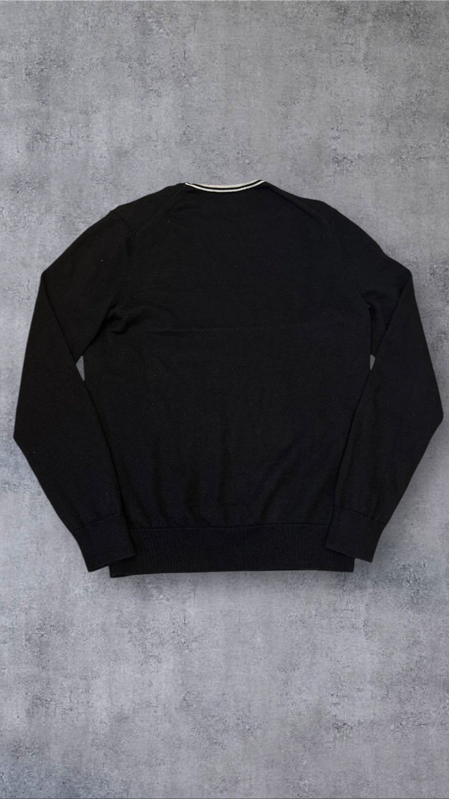 Fred Perry Sweatshirt Schwarz M