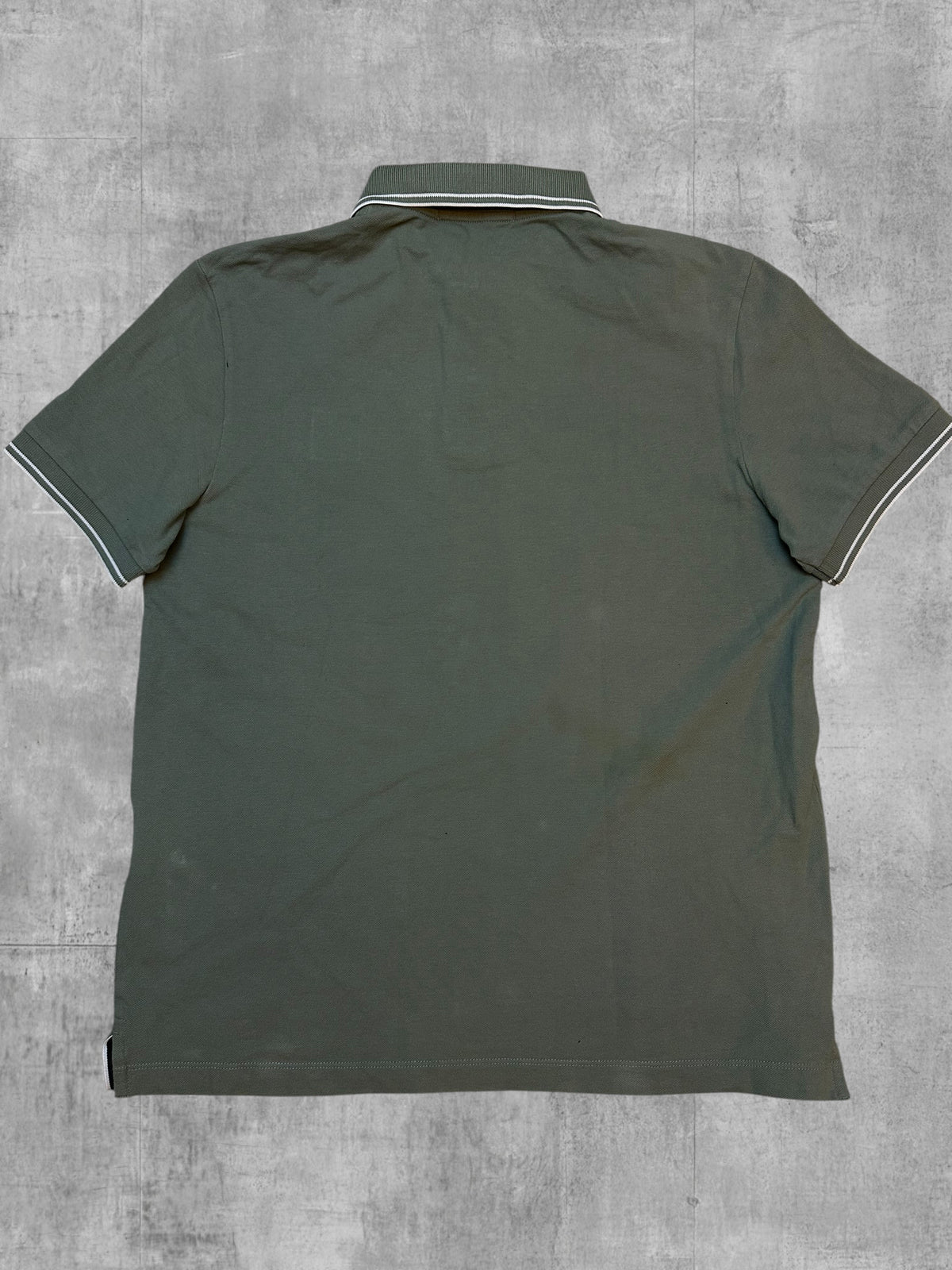 Stone Island Polo Shirt Khaki Grün Grau S Slim Fit