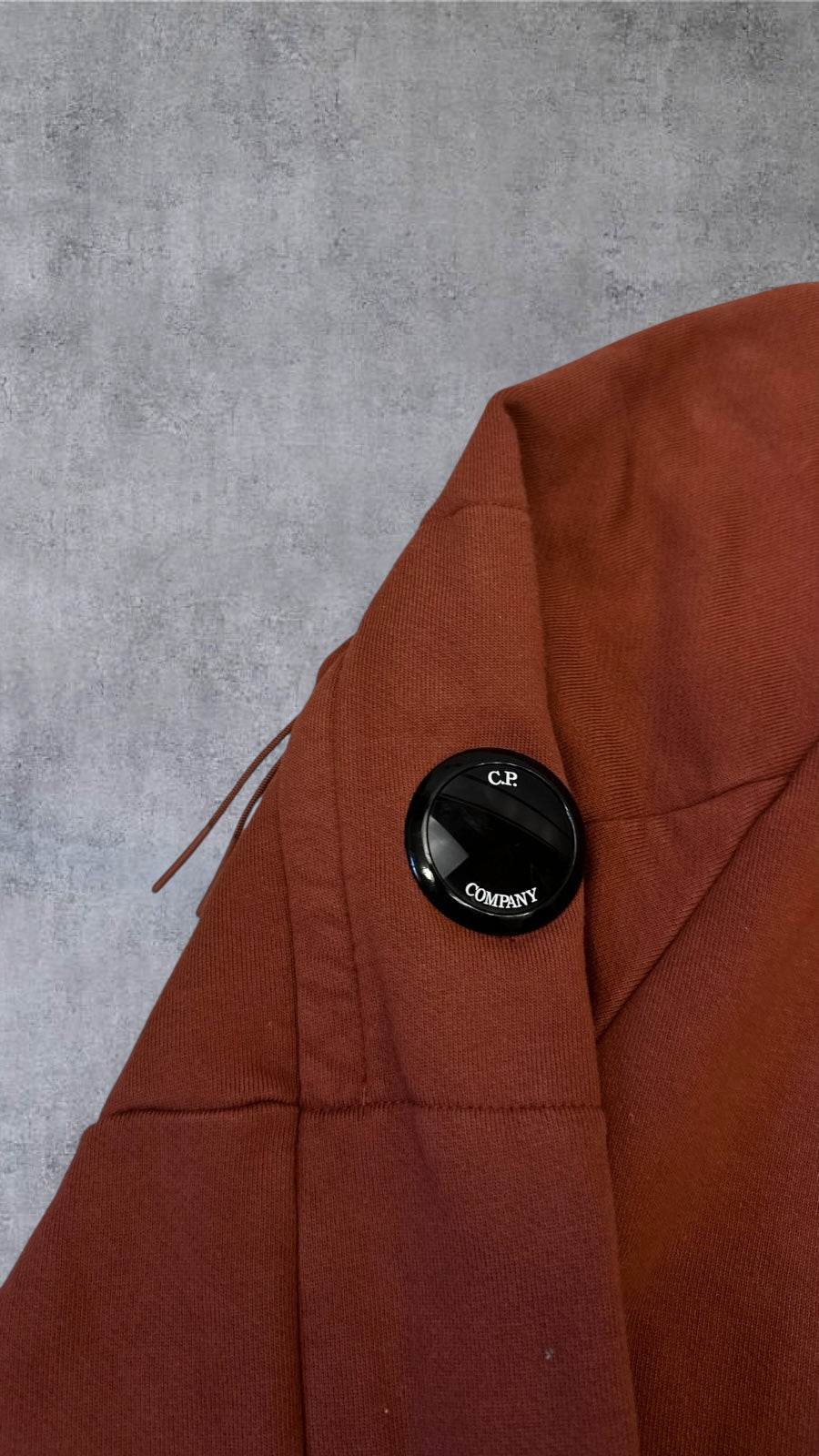 C.P. Company Half Zip Sweatshirt Rostrot L