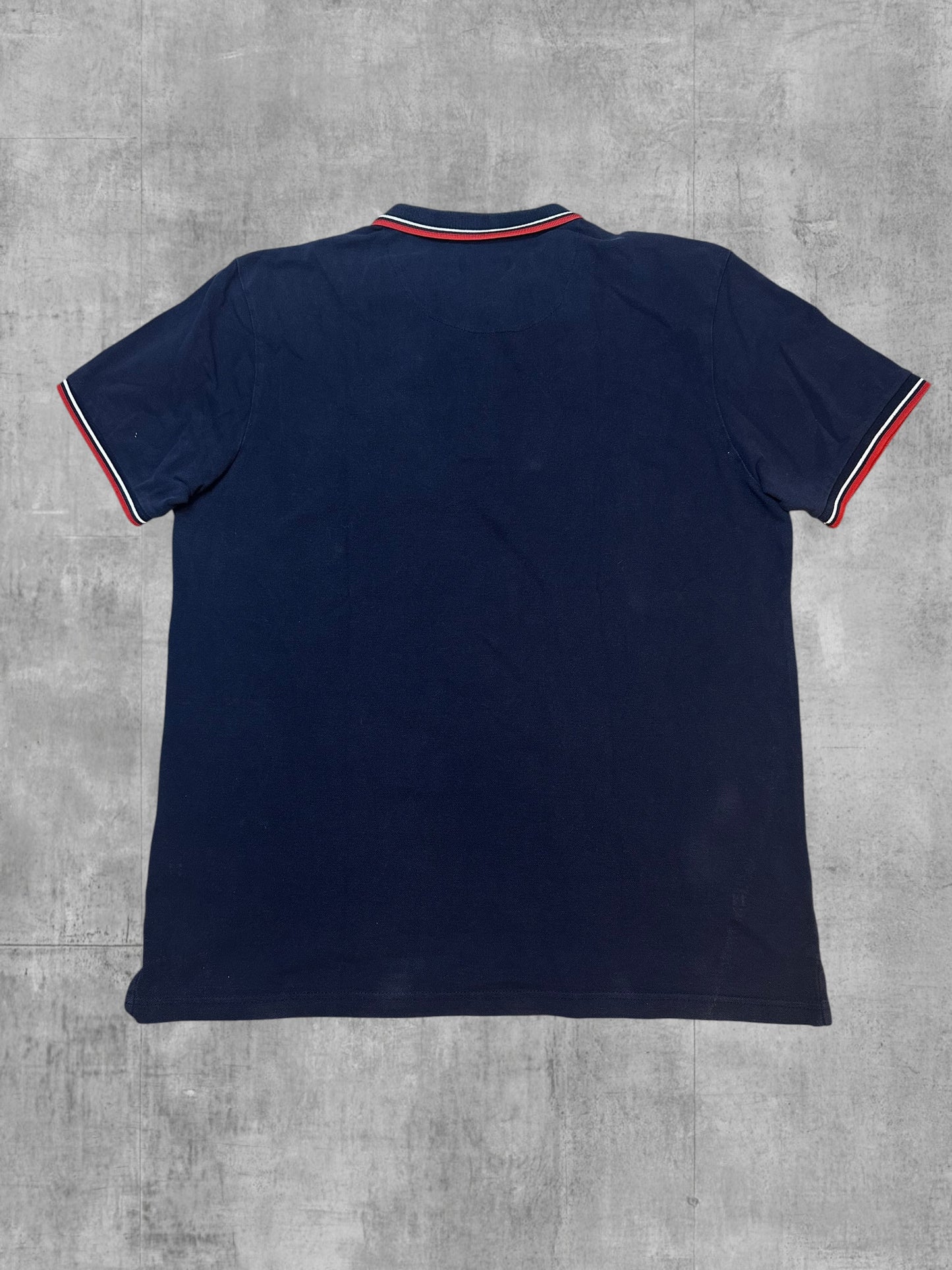 Fred Perry Polo Shirt Schwarz Rot Weiß 3XL