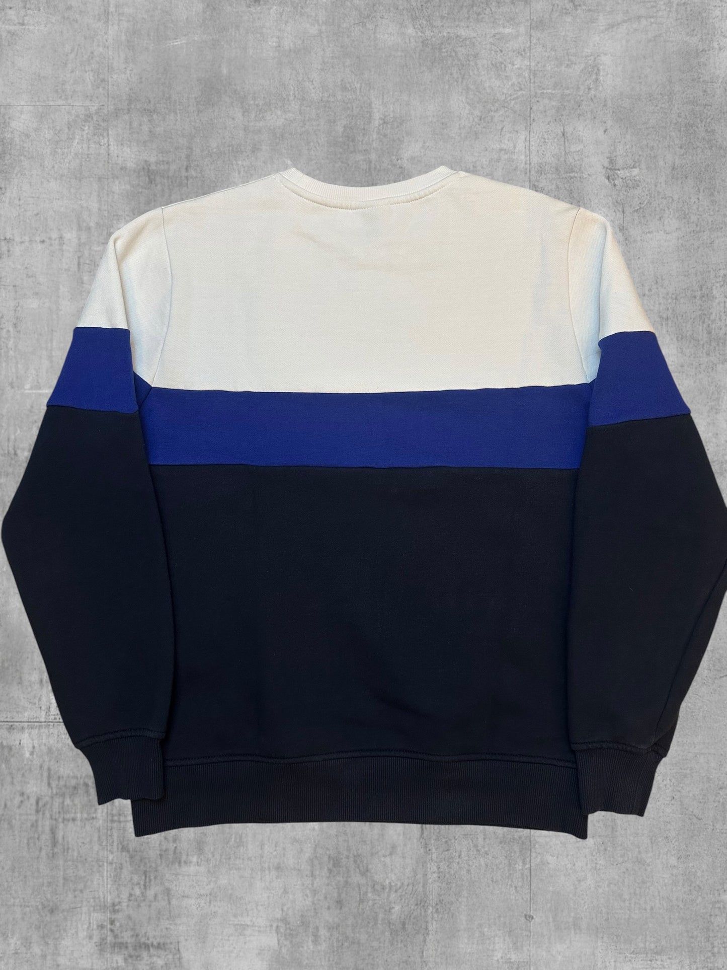 Ellesse Sweatshirt Navy Blau Weiß M - L