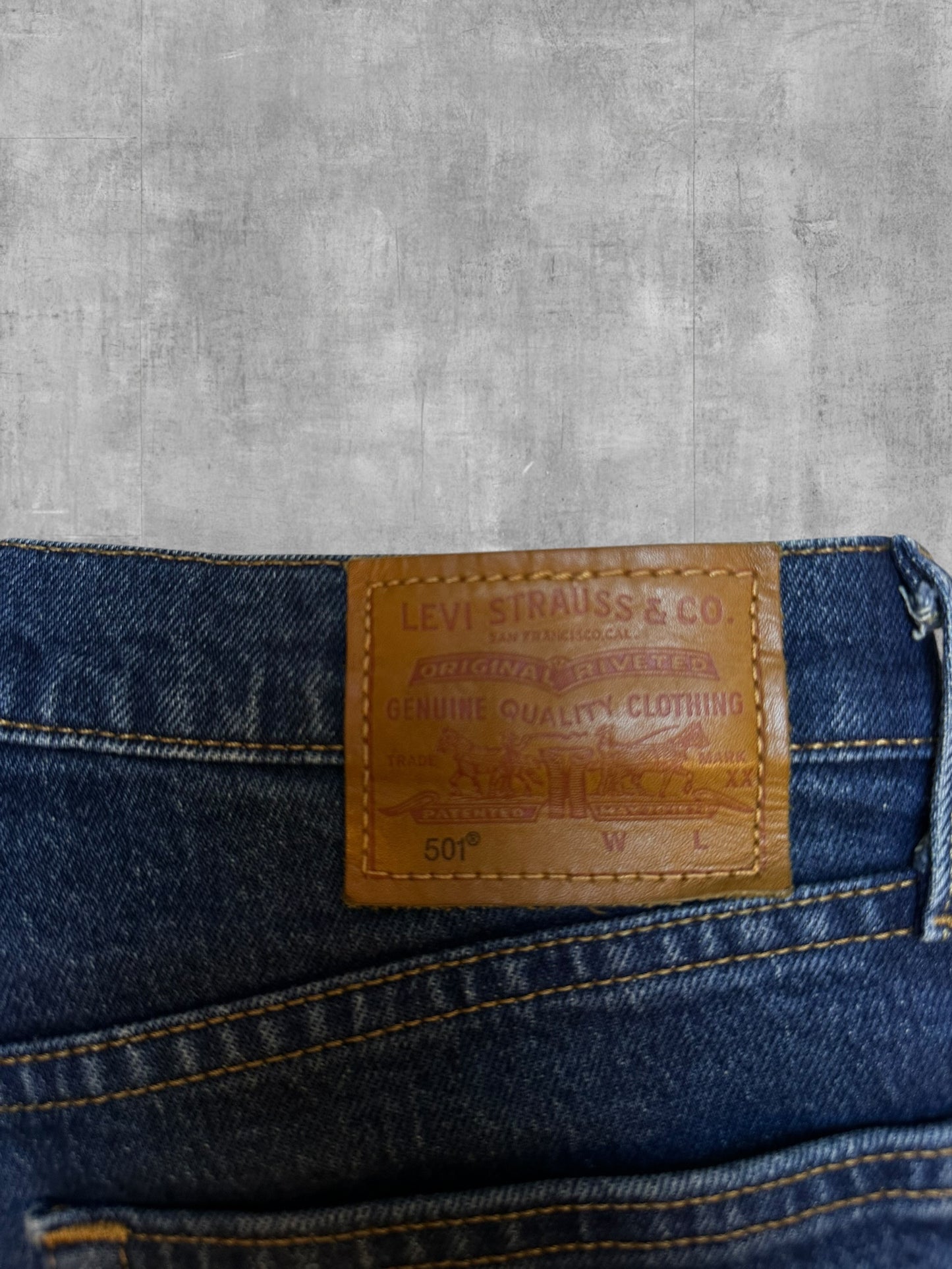 Levi’s Jeans 501 washed Blue S