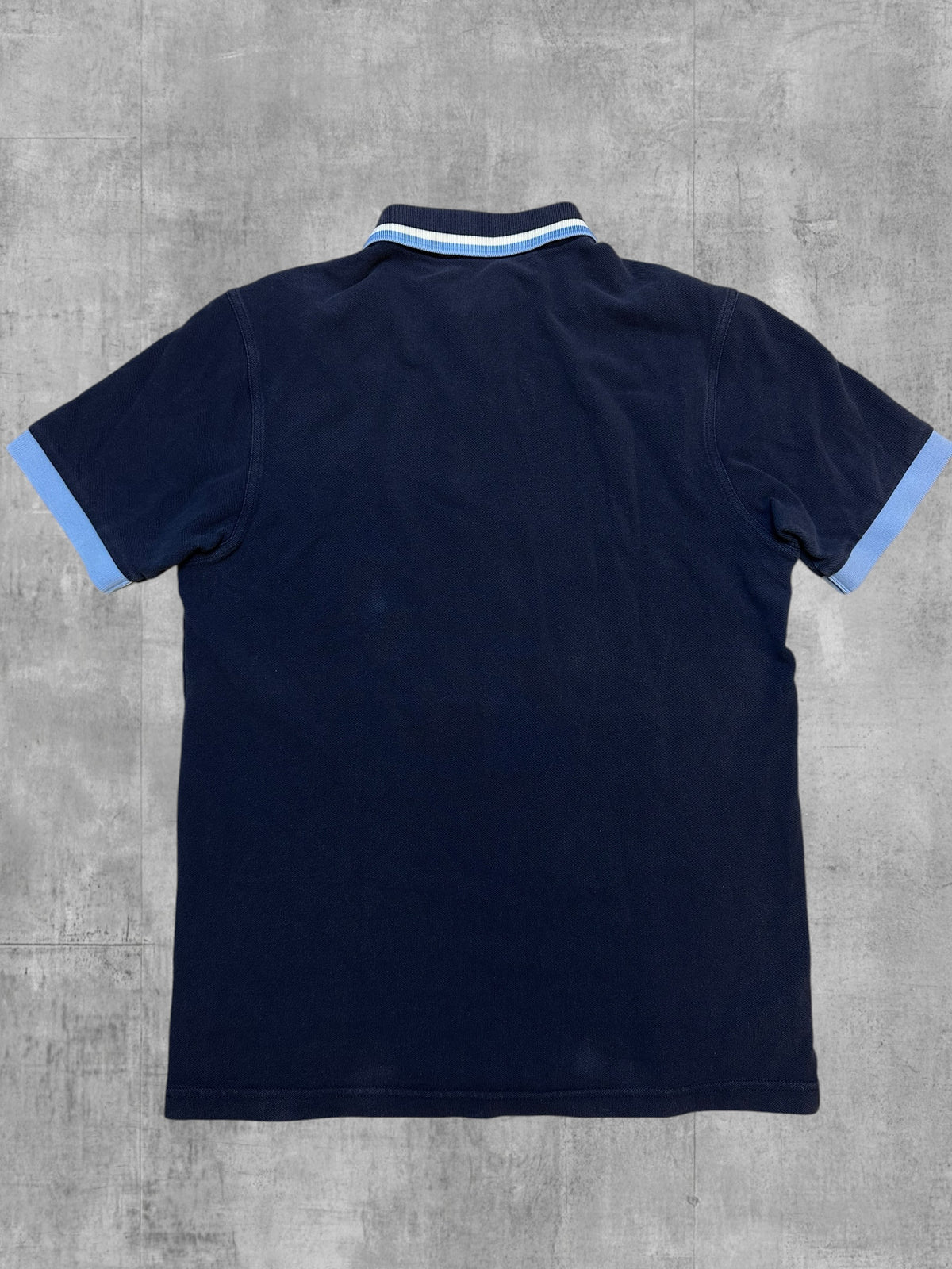 Vintage Fred Perry Polo Shirt Black Blue White S
