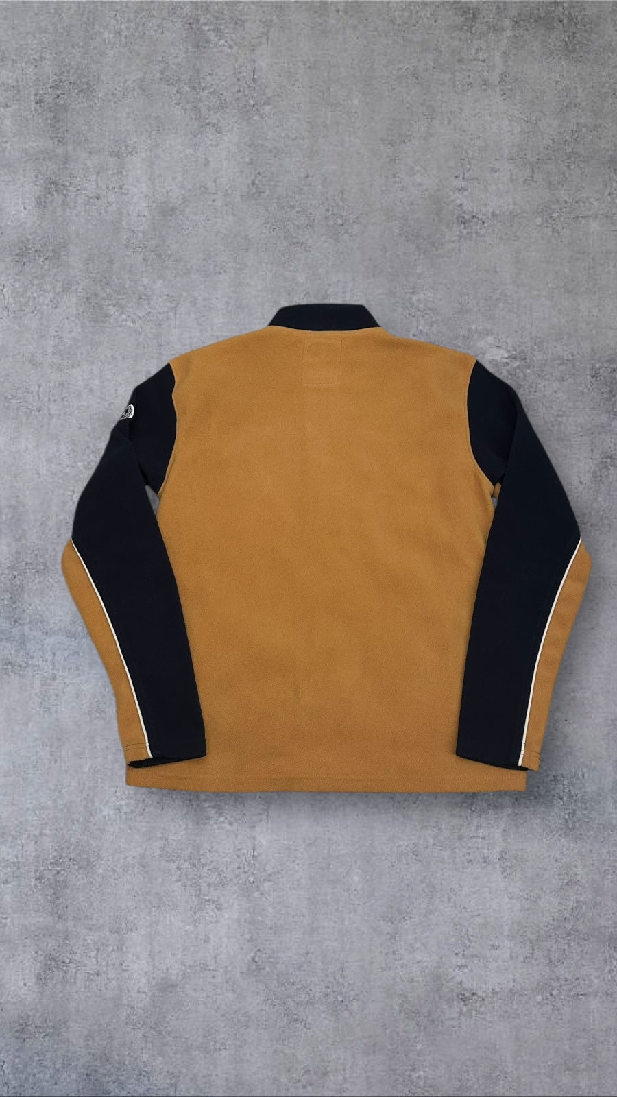 Londsdale London Fleece Jacke Navy Blau Ocker L