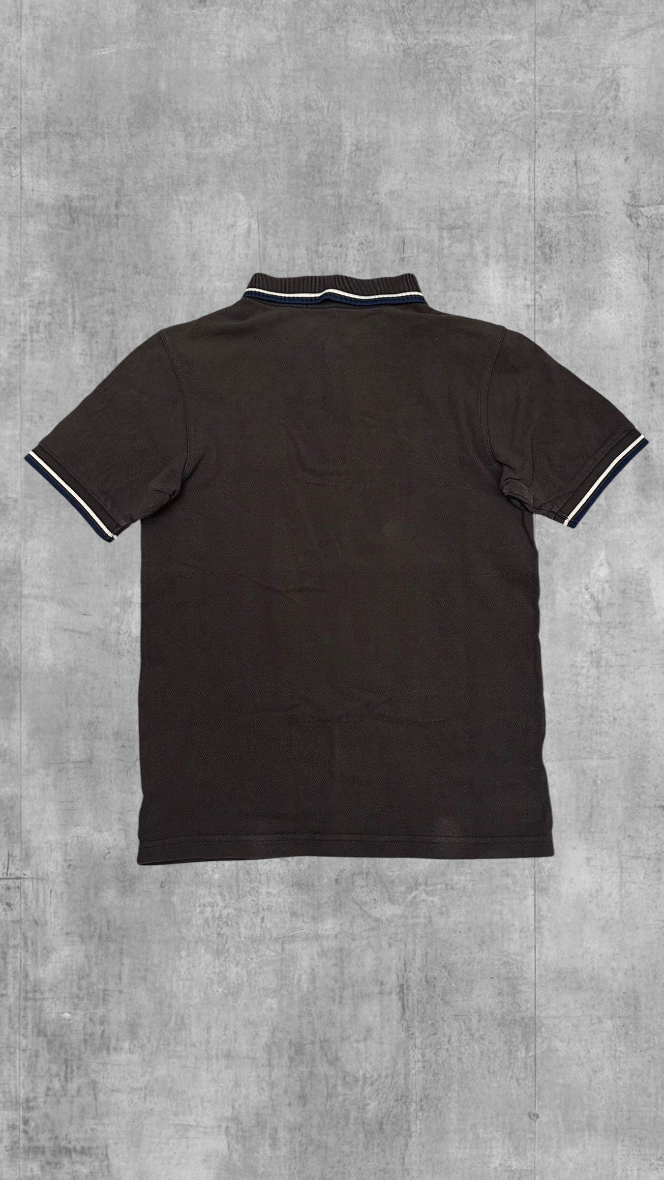 Fred Perry Polo Shirt Braungrau XS Slim Fit