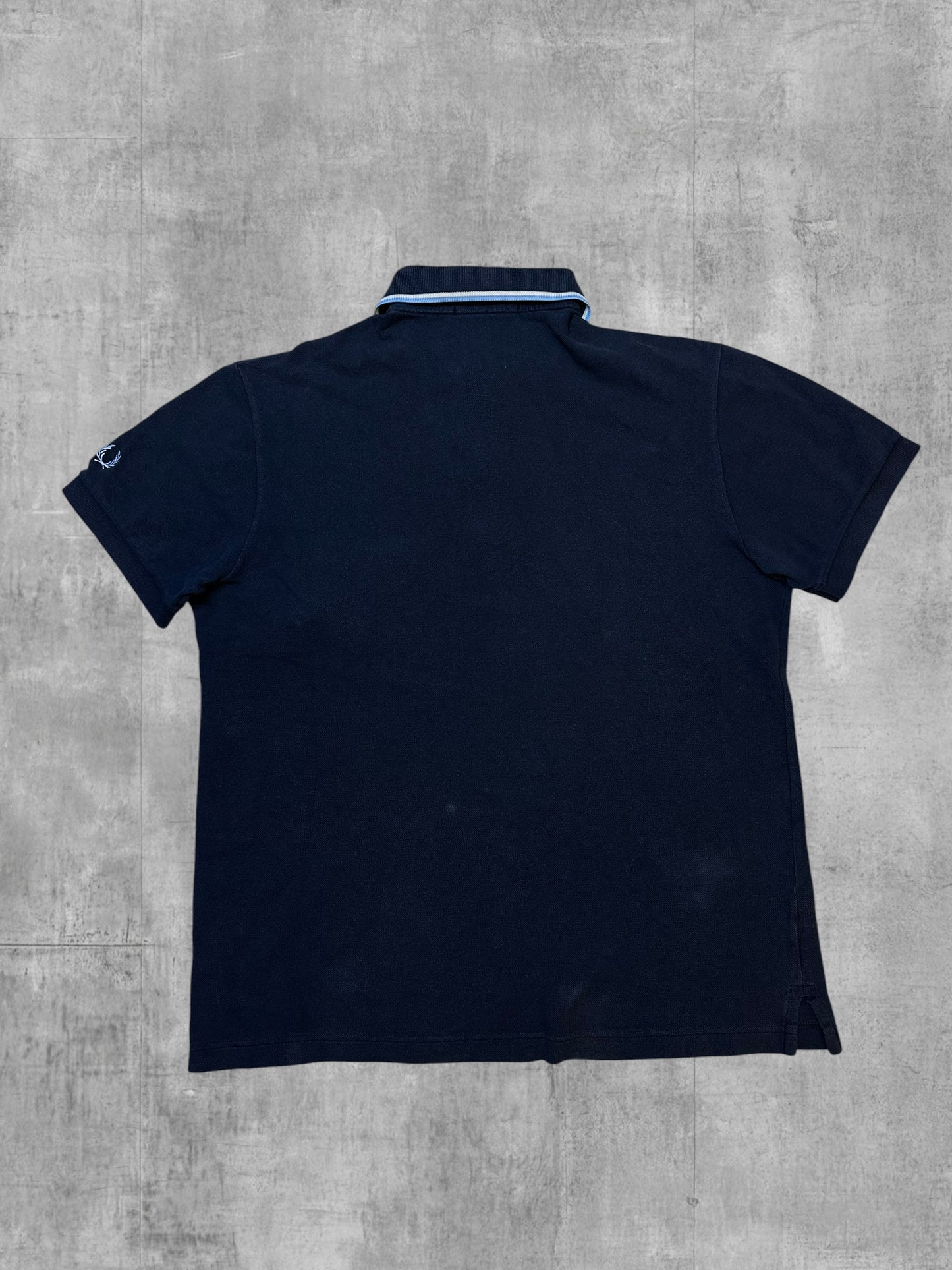 Fred Perry Vintage Polo Shirt Navy Blau L