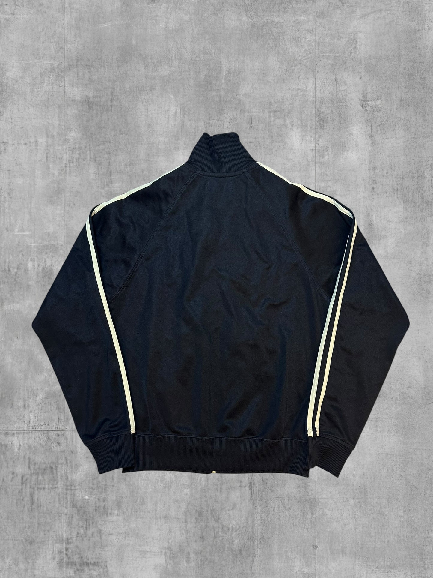 Fred Perry Vintage Trainingsjacke Taped Schwarz Weiß XS