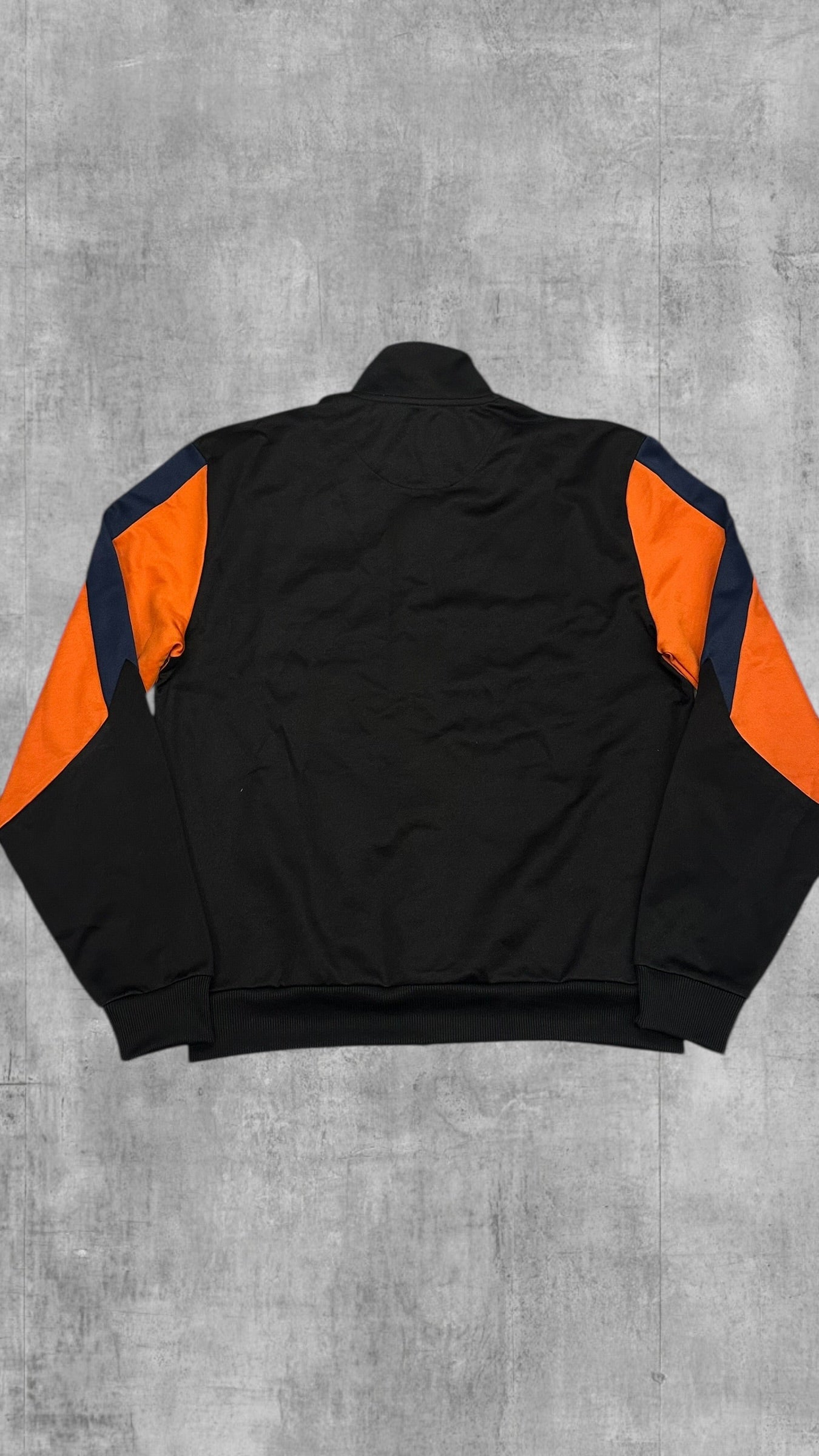 Lyle & Scott Vintage Trainingsjacke Navy Blau Orange S