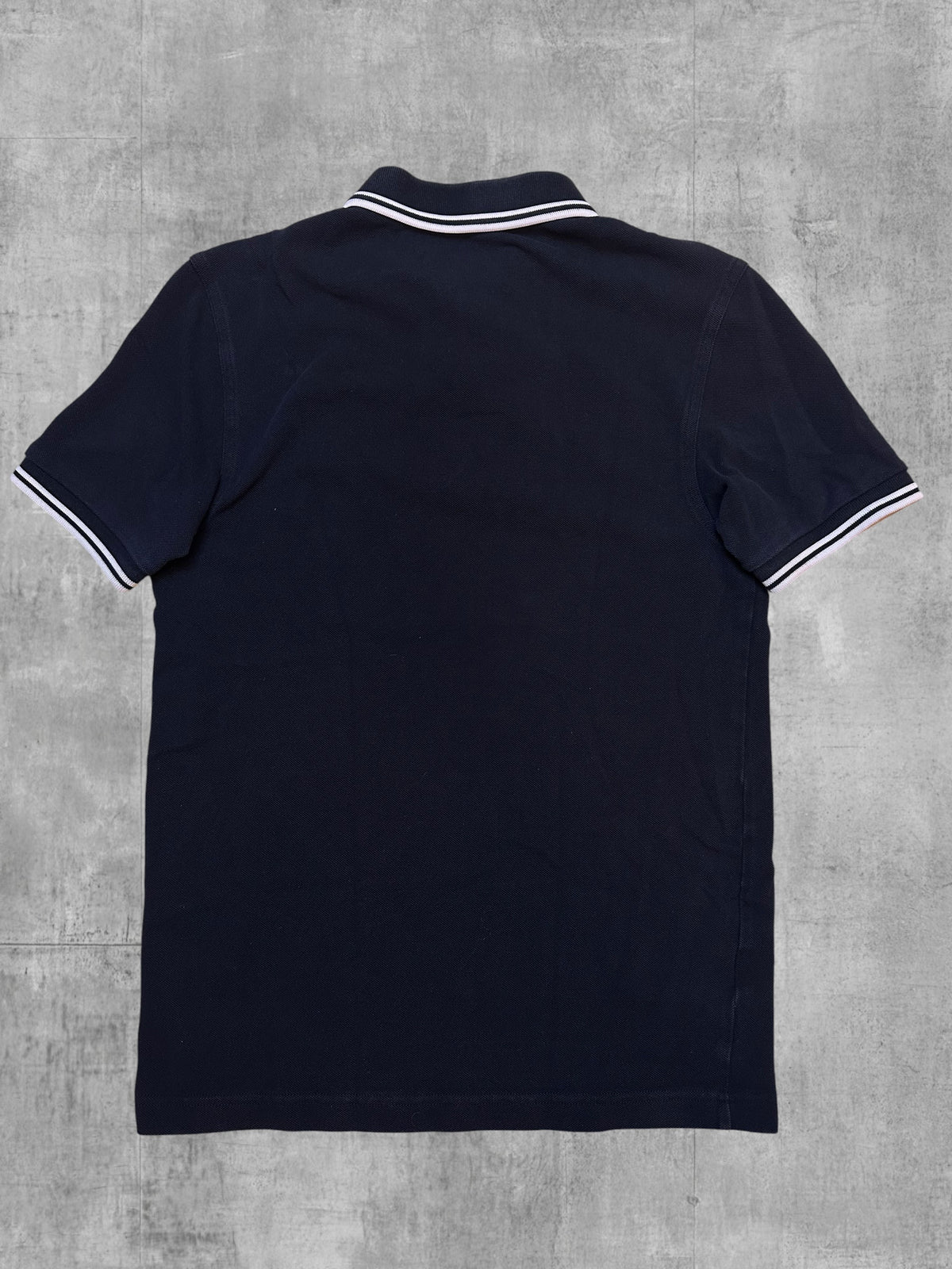 Fred Perry Polo Shirt Schwarz Weiß S