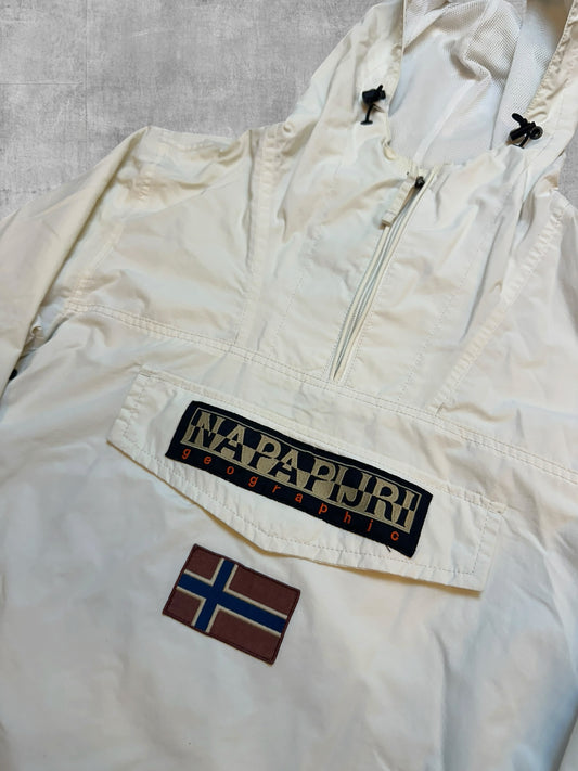 Napapijri Regenjacke Windbreaker Weiß M