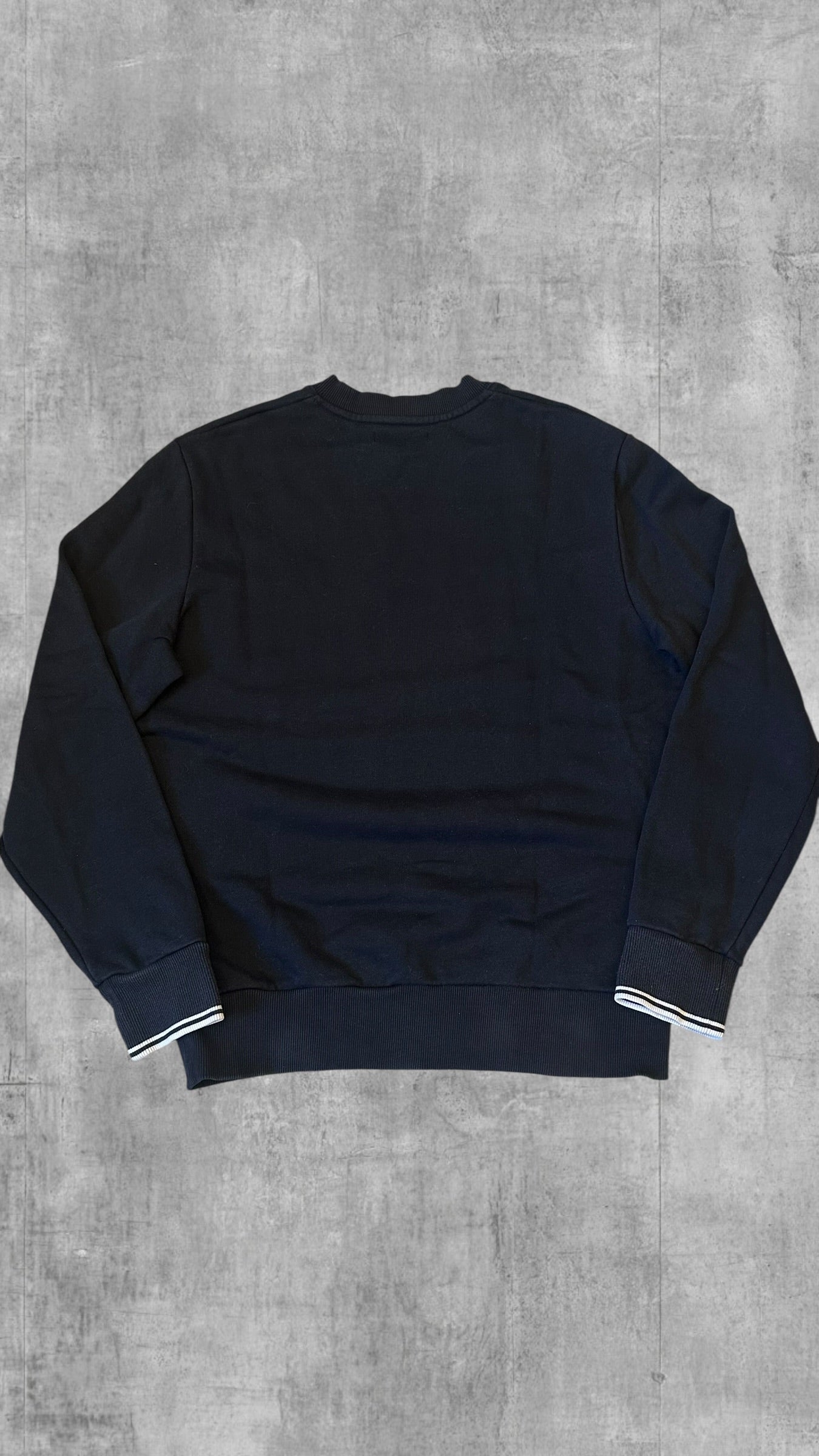 Fred Perry Sweatshirt Schwarz L