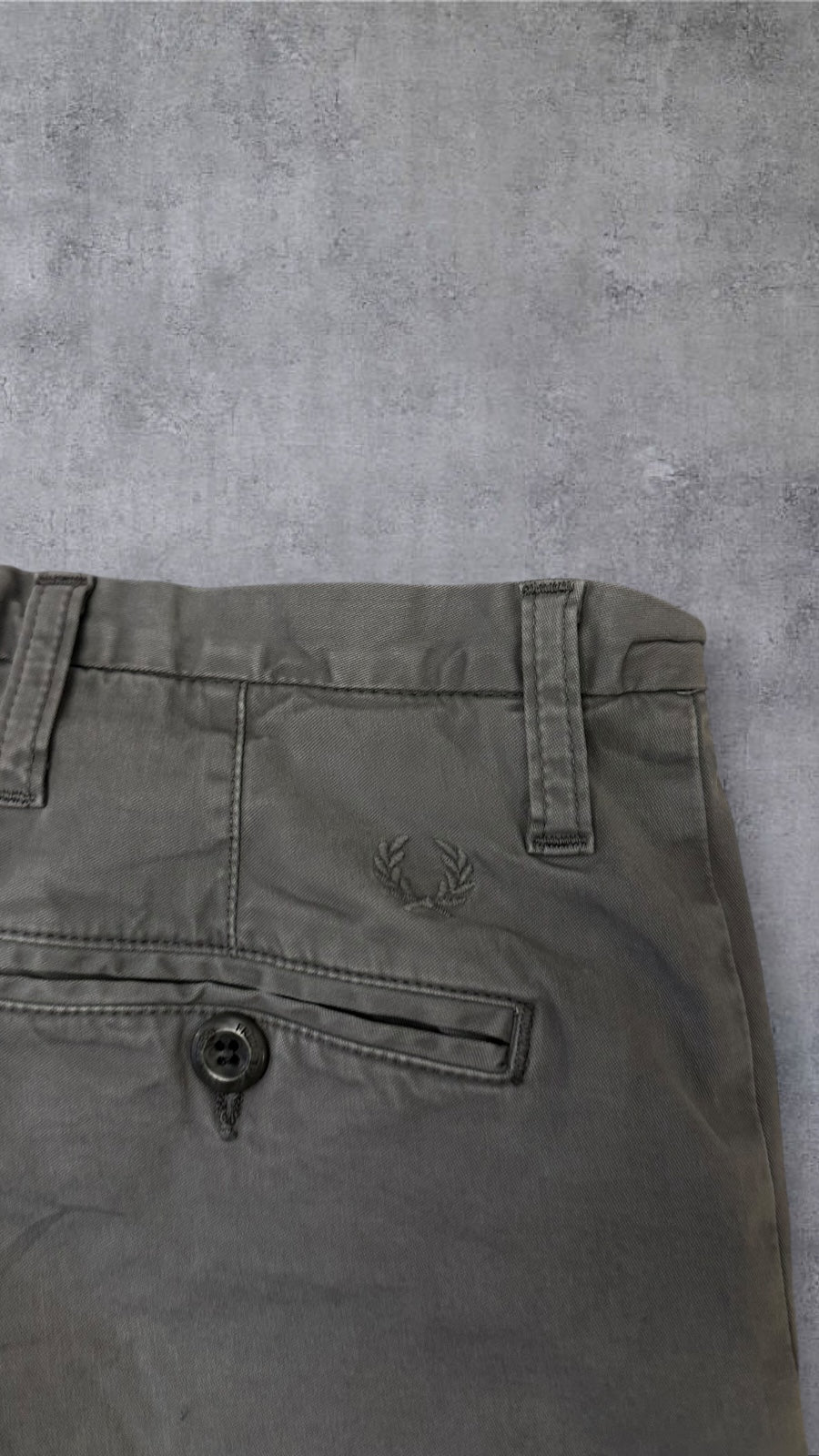 Fred Perry Chino Hose Grau M